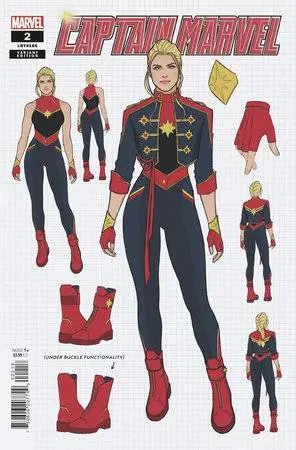 Captain Marvel #2 10 Copy Incv Jen Bartel Design Var 1