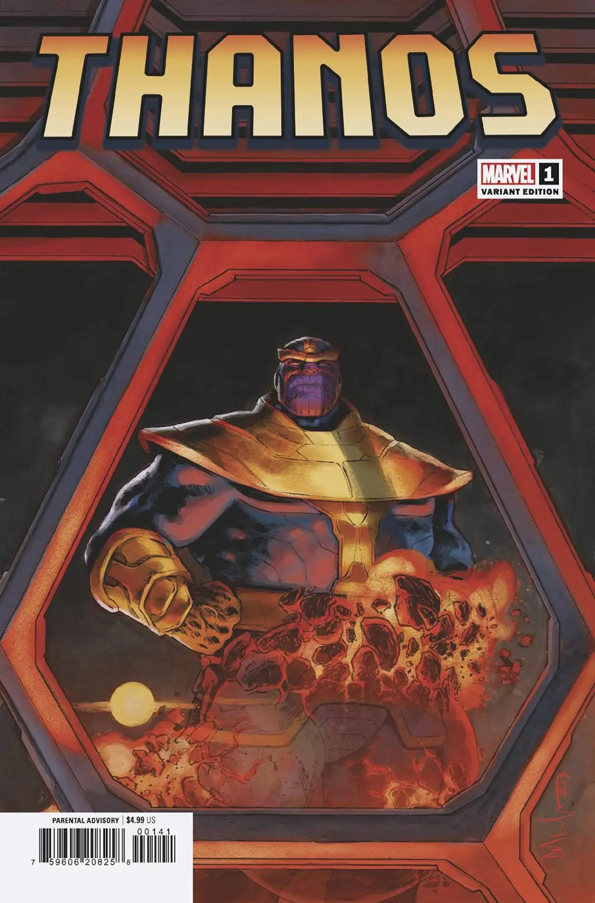 Thanos #1 Dave Wachter Windowshades Variant 1