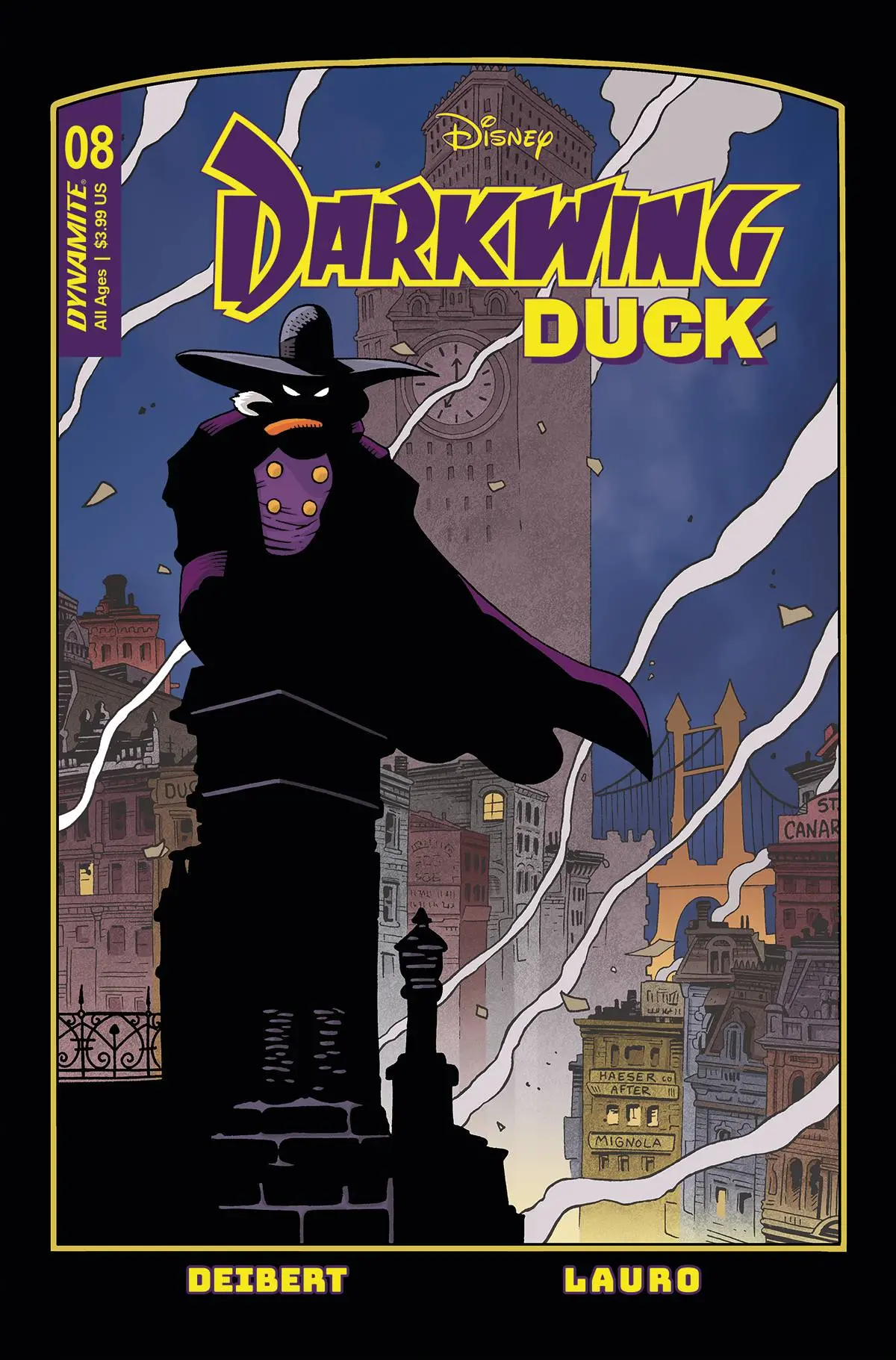 Darkwing Duck #8 Cvr R Foc Haeser Original 1