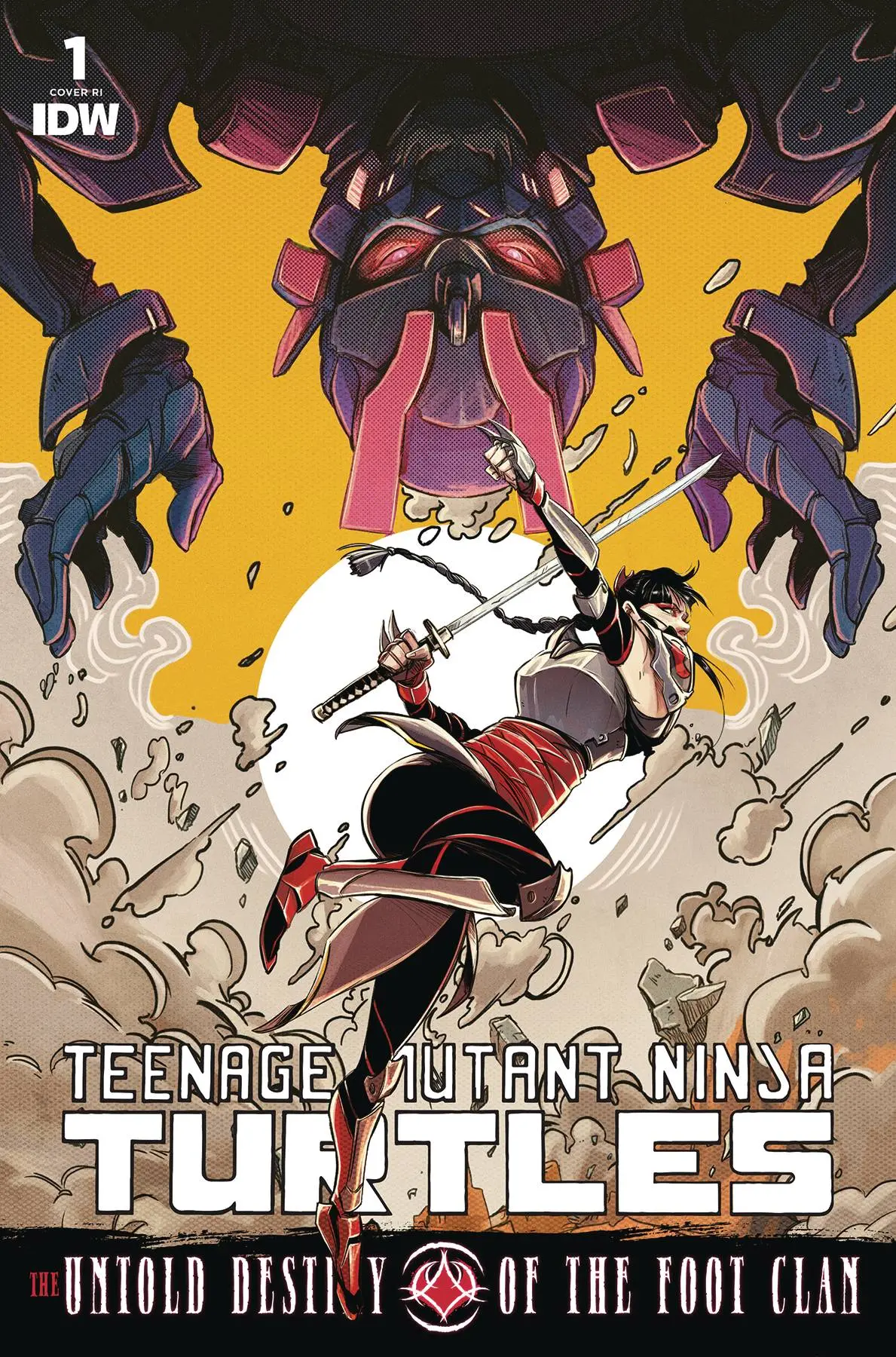 Tmnt Untold Destiny Of Foot Clan #1 Cvr D 10 Copy Santtos 1