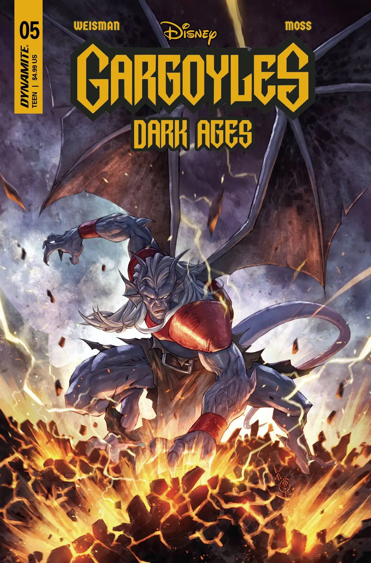 Gargoyles Dark Ages #5 Cvr B Quah 1