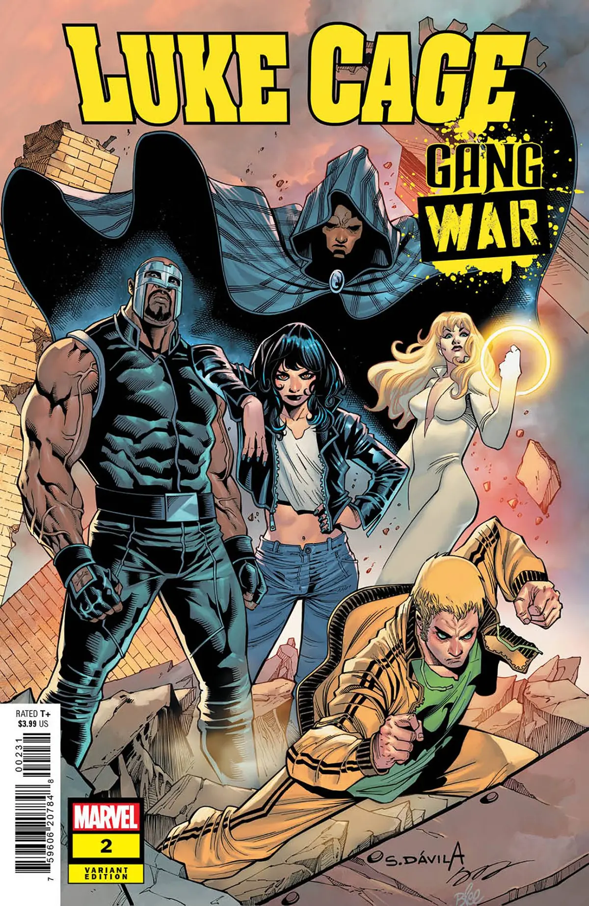 Luke Cage Gang War #2 Sergio Davila Connecting Variant 1