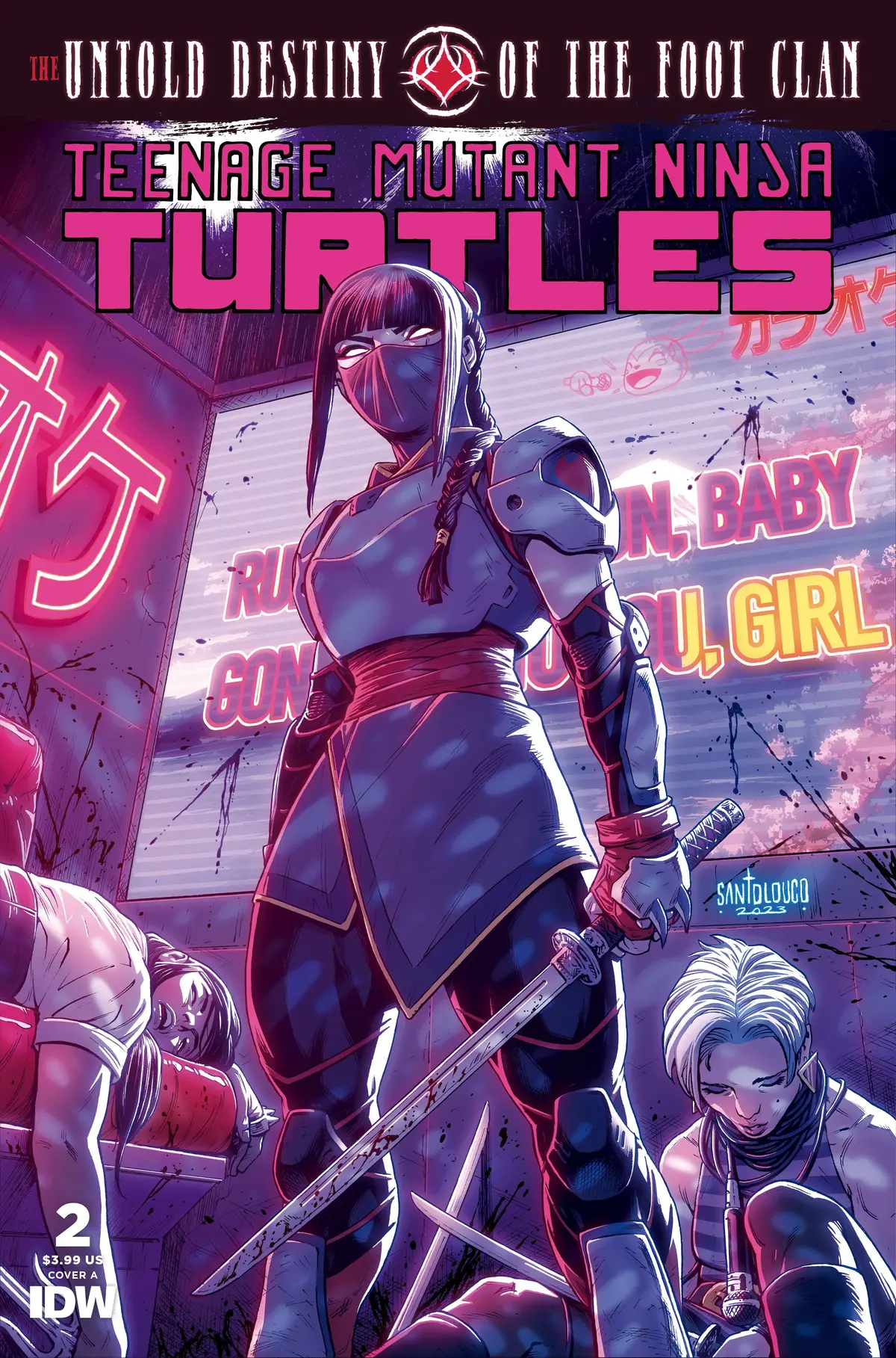 Tmnt Untold Destiny Of Foot Clan #2 Cvr A Santolouco 1