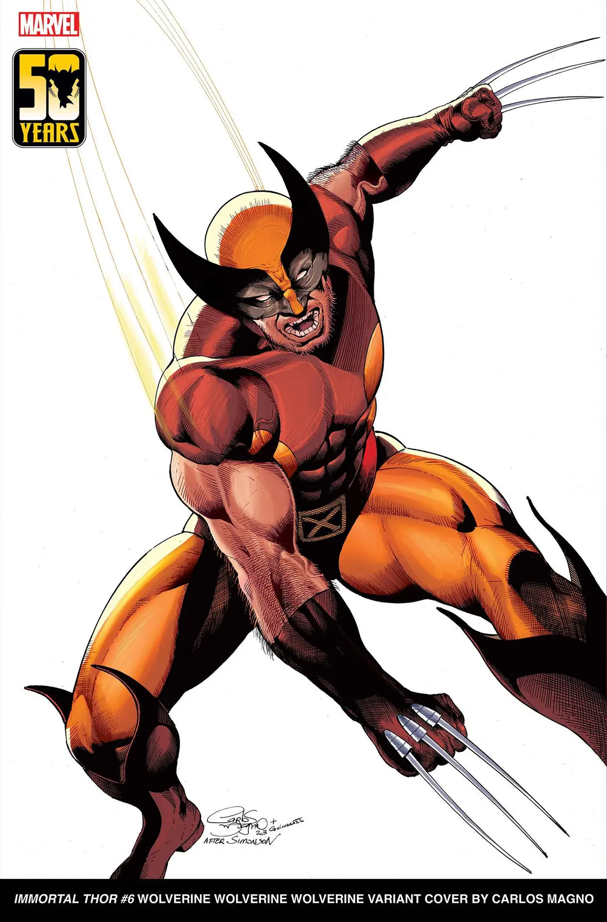 Immortal Thor #6 Magno Wolverine Wolverine Wolverine Var (1/24/2024) 1
