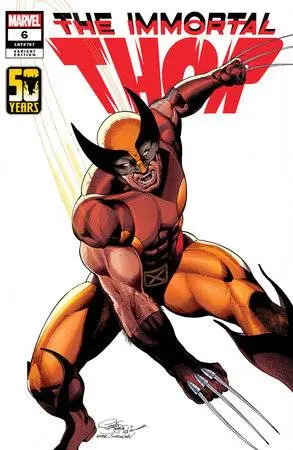 Immortal Thor #6 Carlos Magno Wolverine Wolverine Wolverine Variant 1