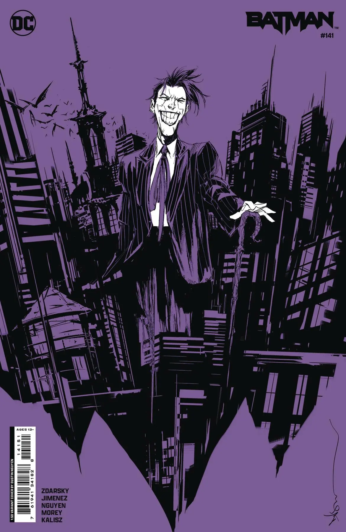 Batman #141 Cvr E Inc 1:50 Dustin Nguyen Card Stock Var 1