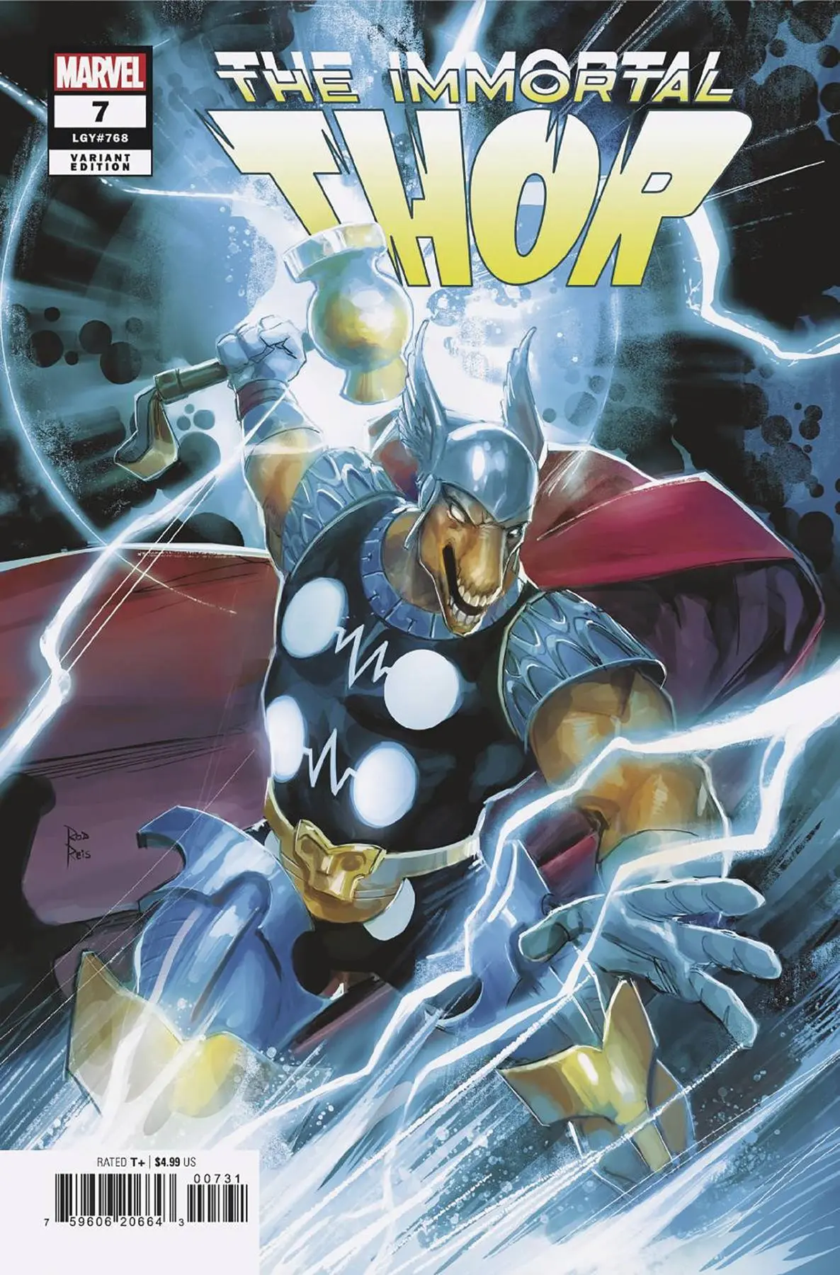 Immortal Thor #7 Rod Reis Variant 1