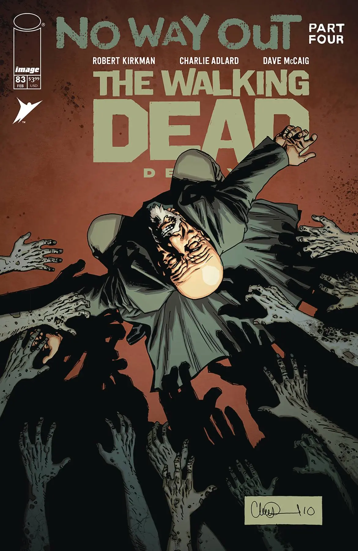 Walking Dead Deluxe #83 Cvr B Adlard & Mccaig Var (Mr) 1