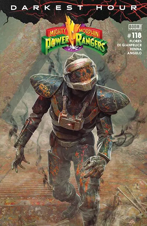 Mighty Morphin Power Rangers #118 Cvr B Dark Grid Var Barends 1