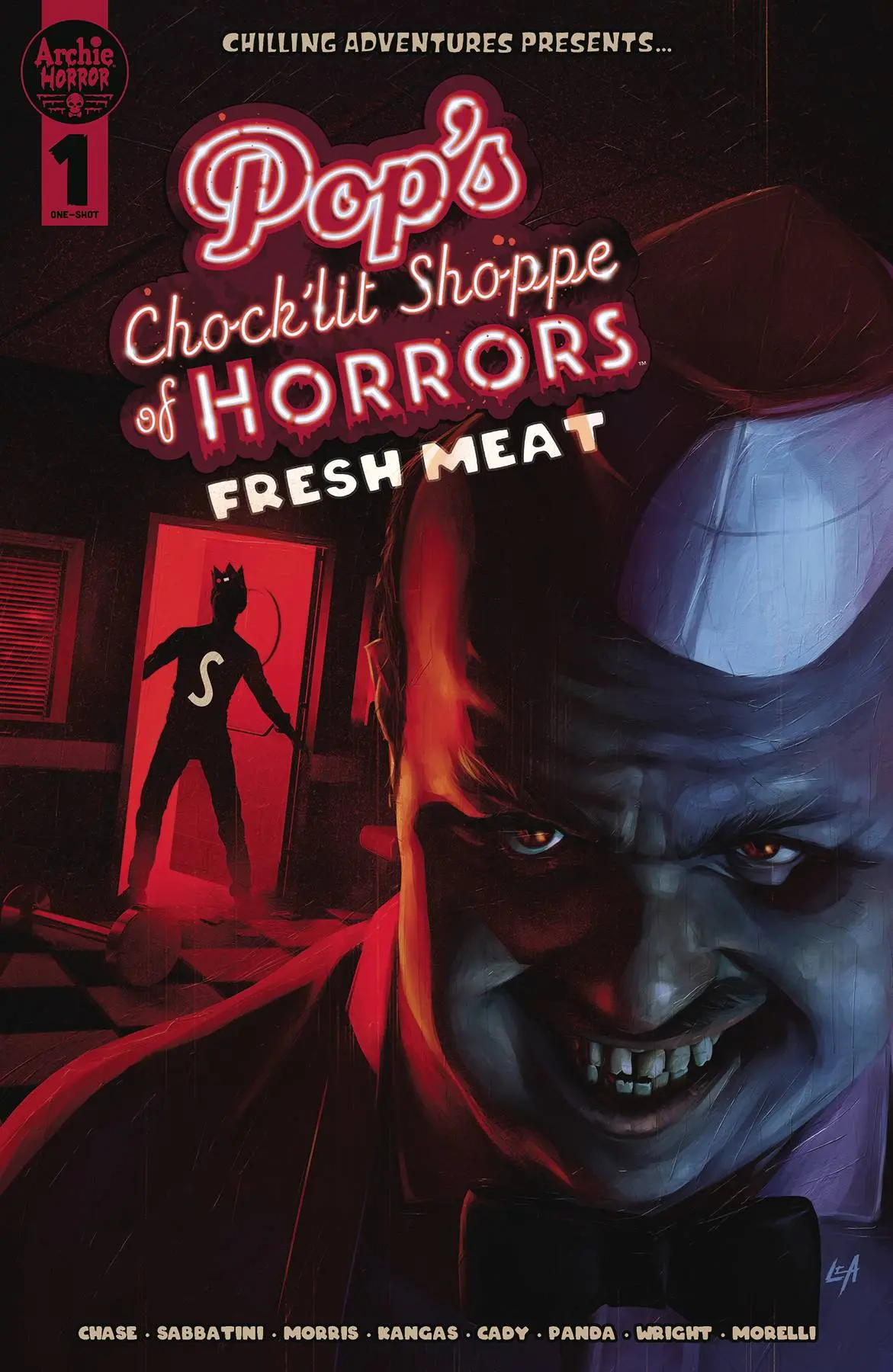 Pops Chocklit Shoppe Of Horrors Fresh Meat Cvr B Aaron Lea 1