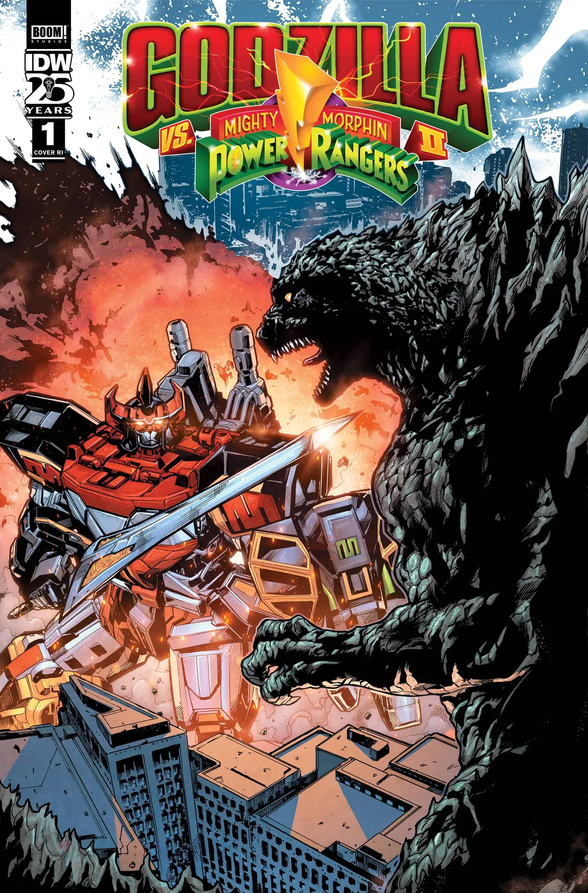 Godzilla Vs Mmpr Ii #1 Cvr C 10 Copy Prasetya 1