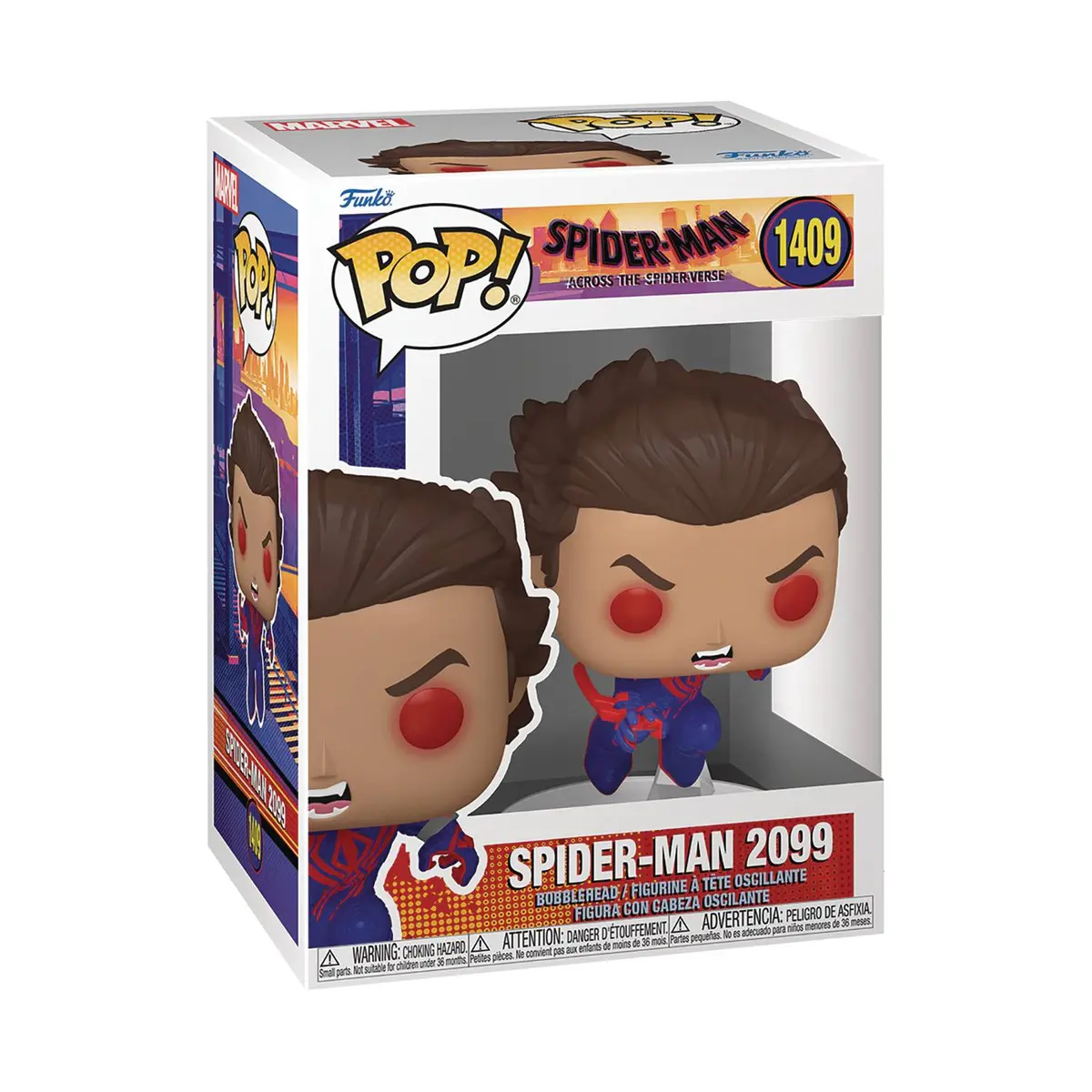 Funko Pop! Spider-Man Across The Spider-Verse Wave 2 - Spider-Man 2099 (Unmasked) 1