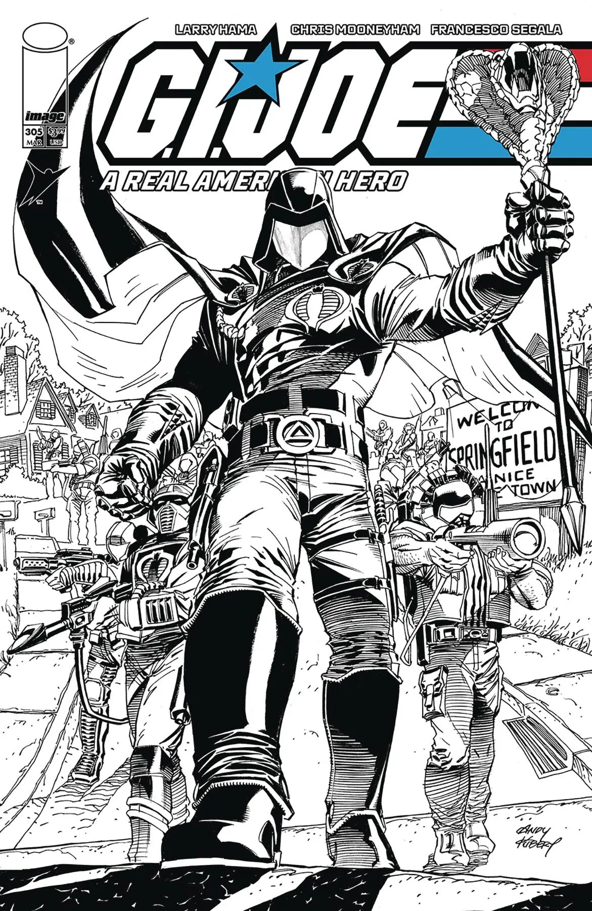 Gi Joe A Real American Hero #305 Cvr B Kubert 1