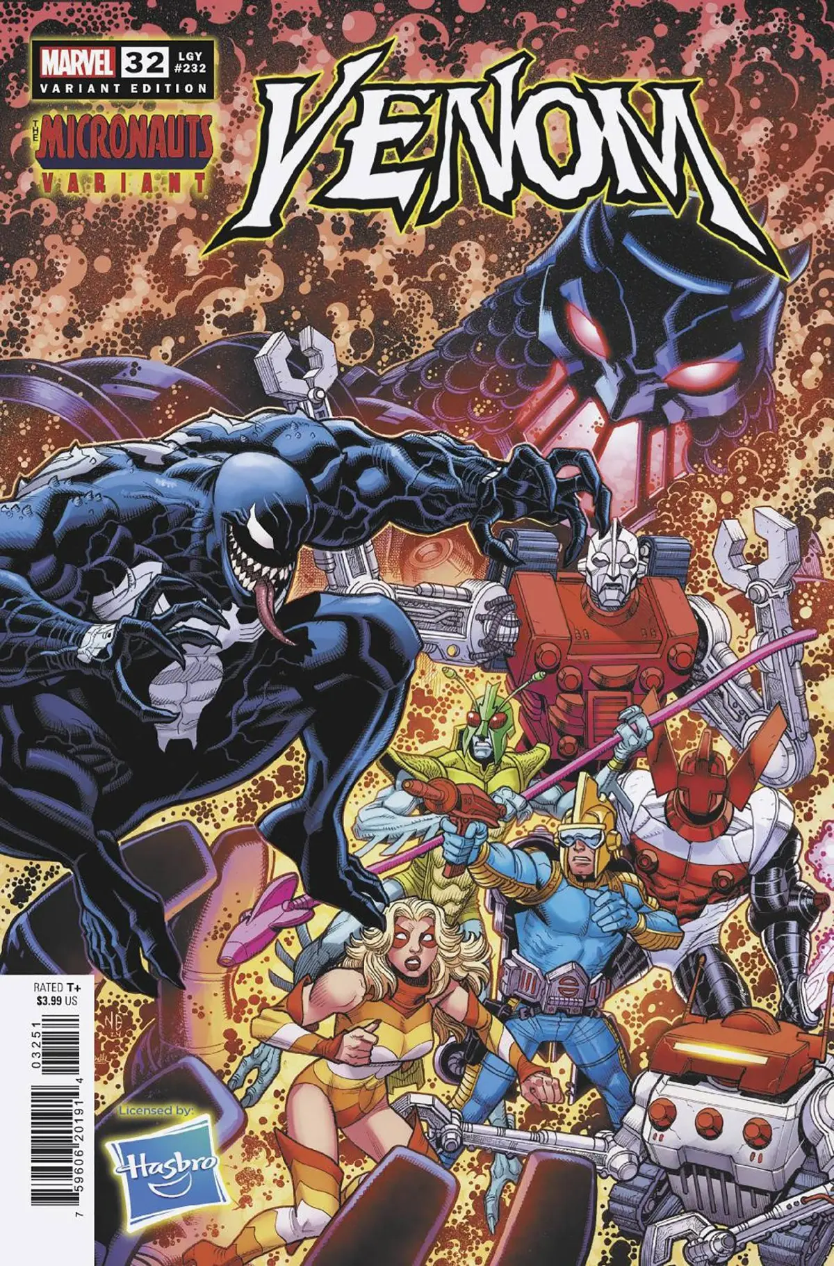 Venom #32 Nick Bradshaw Micronauts Var 1