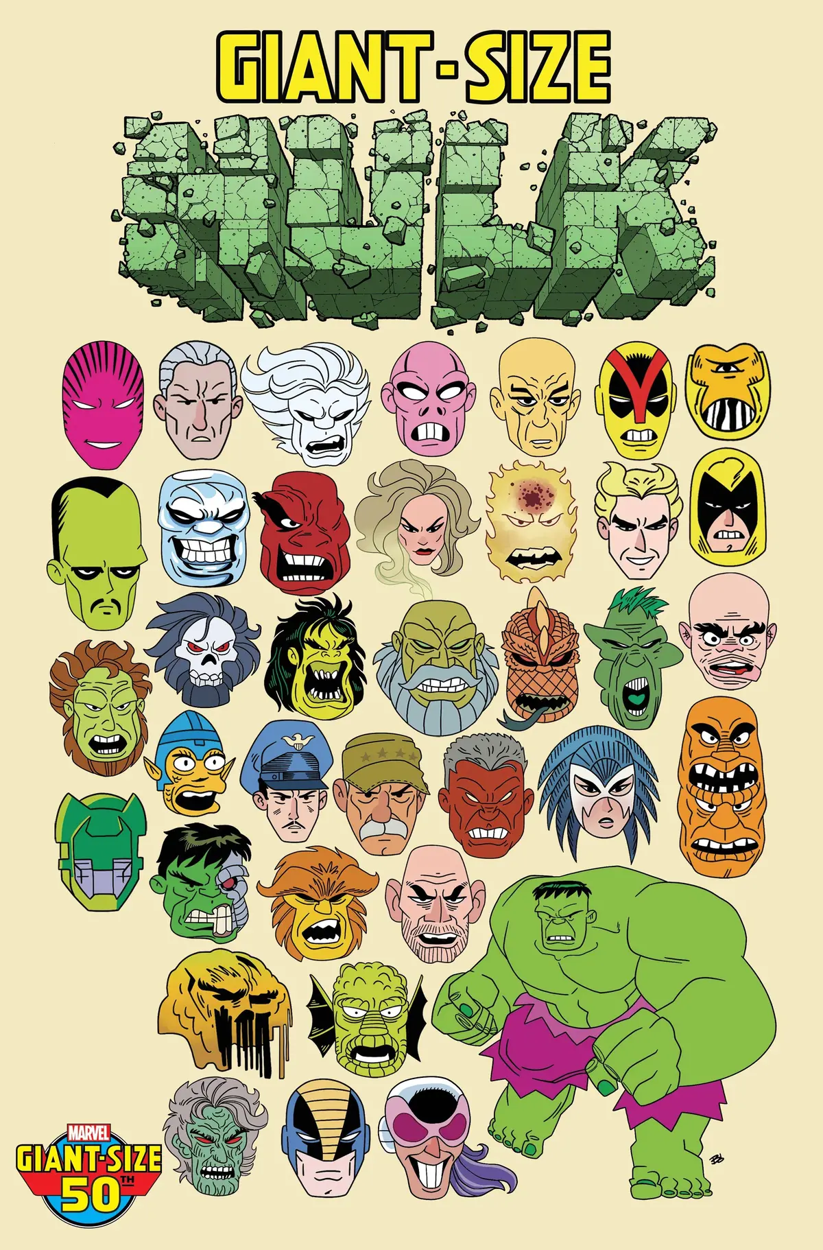 Giant-Size Hulk #1 Dave Bardin Deadly Foes Var 1