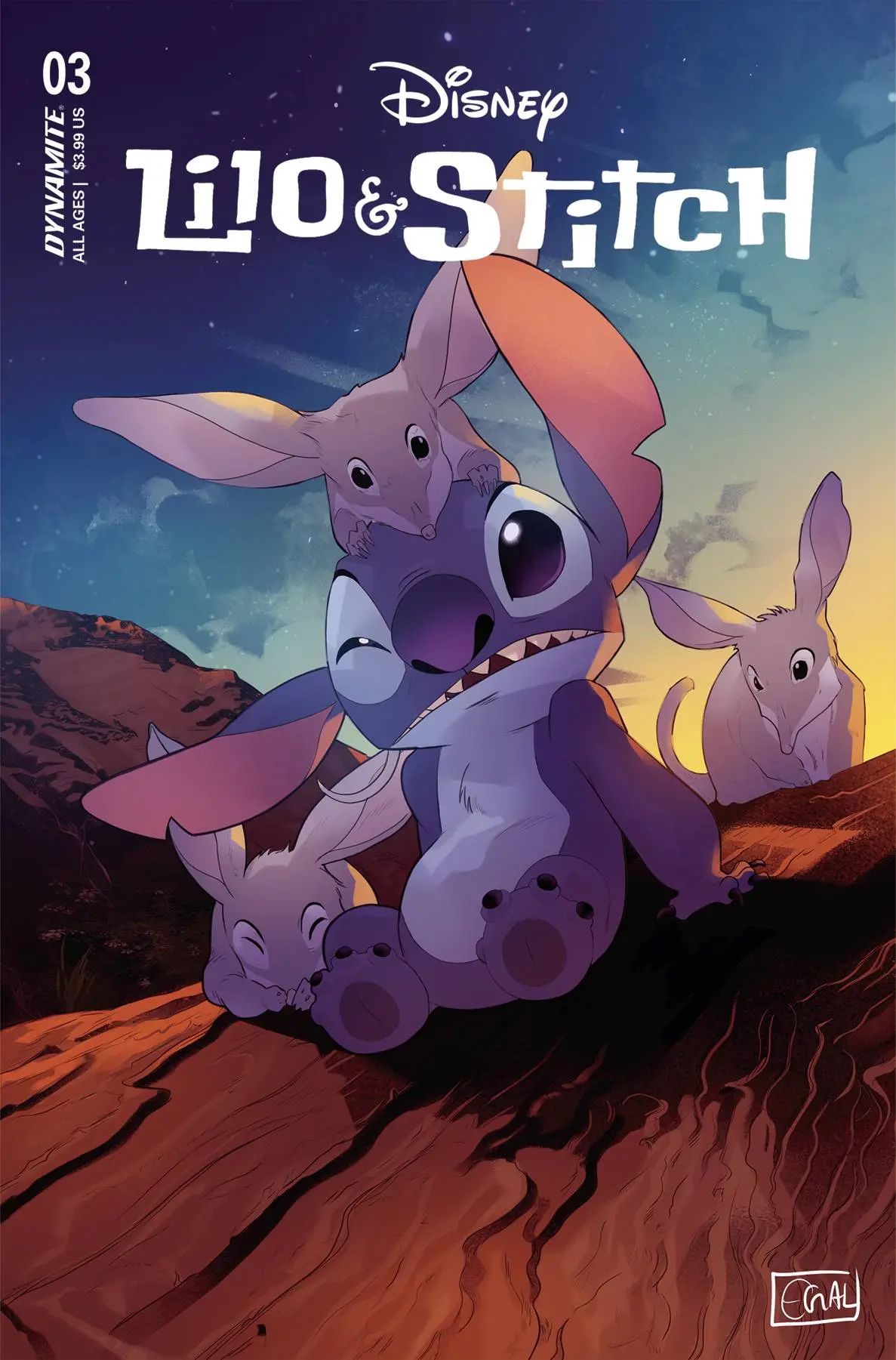 Lilo & Stitch #3 Cvr C Galmon 1