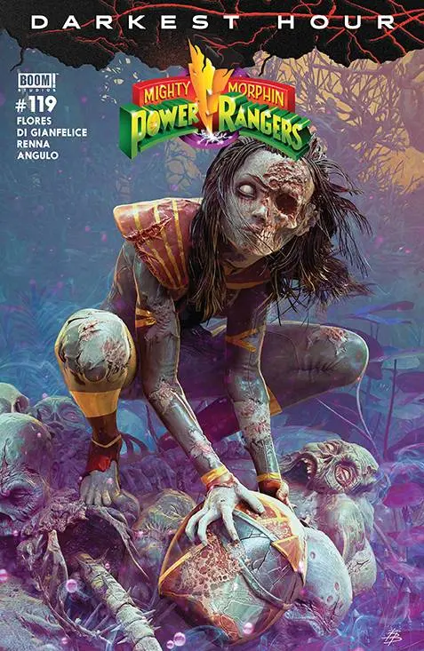 Mighty Morphin Power Rangers #119 Cvr B Dark Grid Var Barend 1
