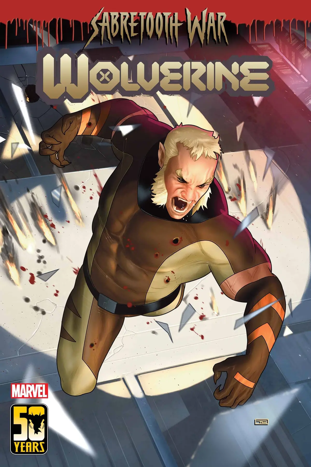 Wolverine #47 Taurin Clarke Sabretooth Var 1