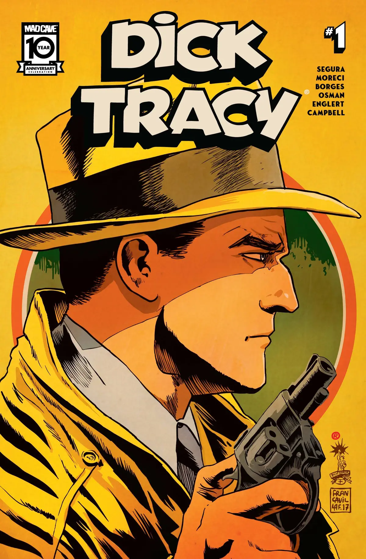 Dick Tracy #1 Cvr E 10 Copy Francavilla Incv 1