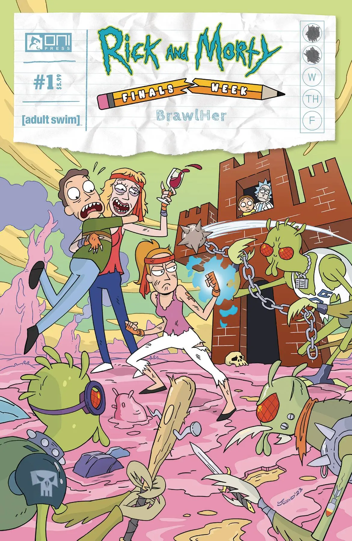 Rick And Morty Presents Finals Week Brawlher #1 Cvr B (Mr) 1
