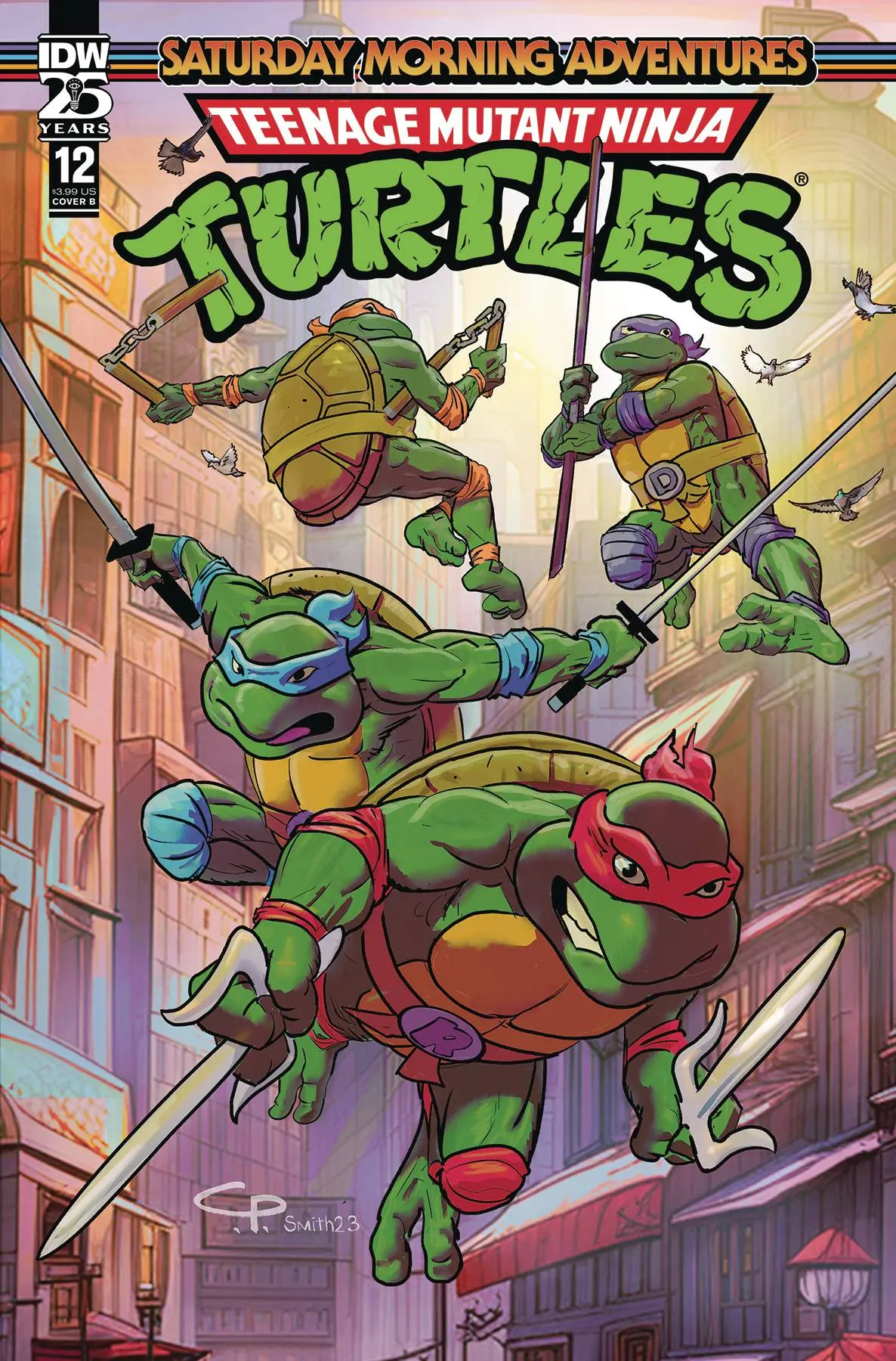 Tmnt Saturday Morning Adv 2023 #12 Cvr B Smith 1