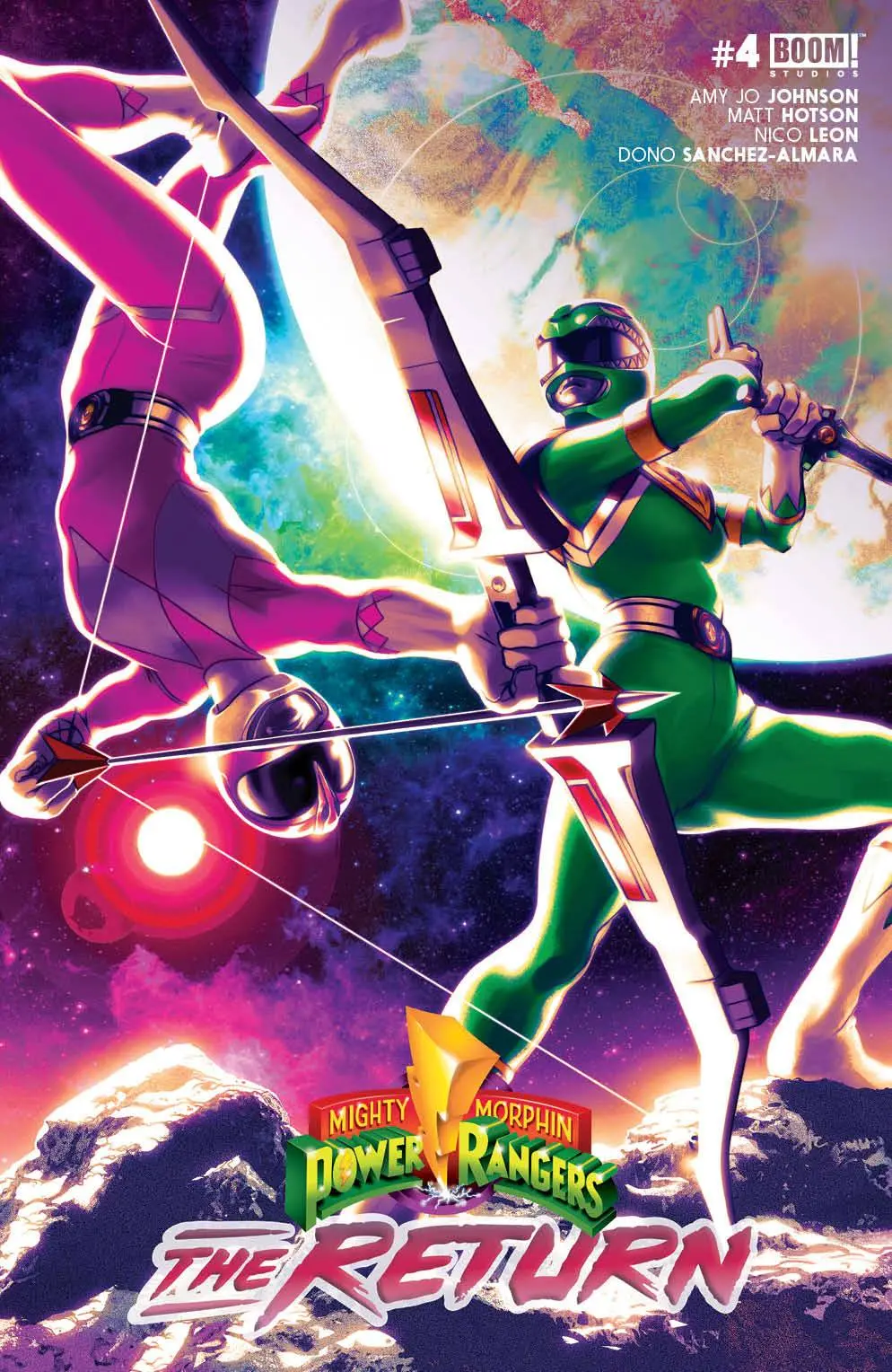 Mighty Morphin Power Rangers The Return #4 (Of 4) Cvr A Mont 1