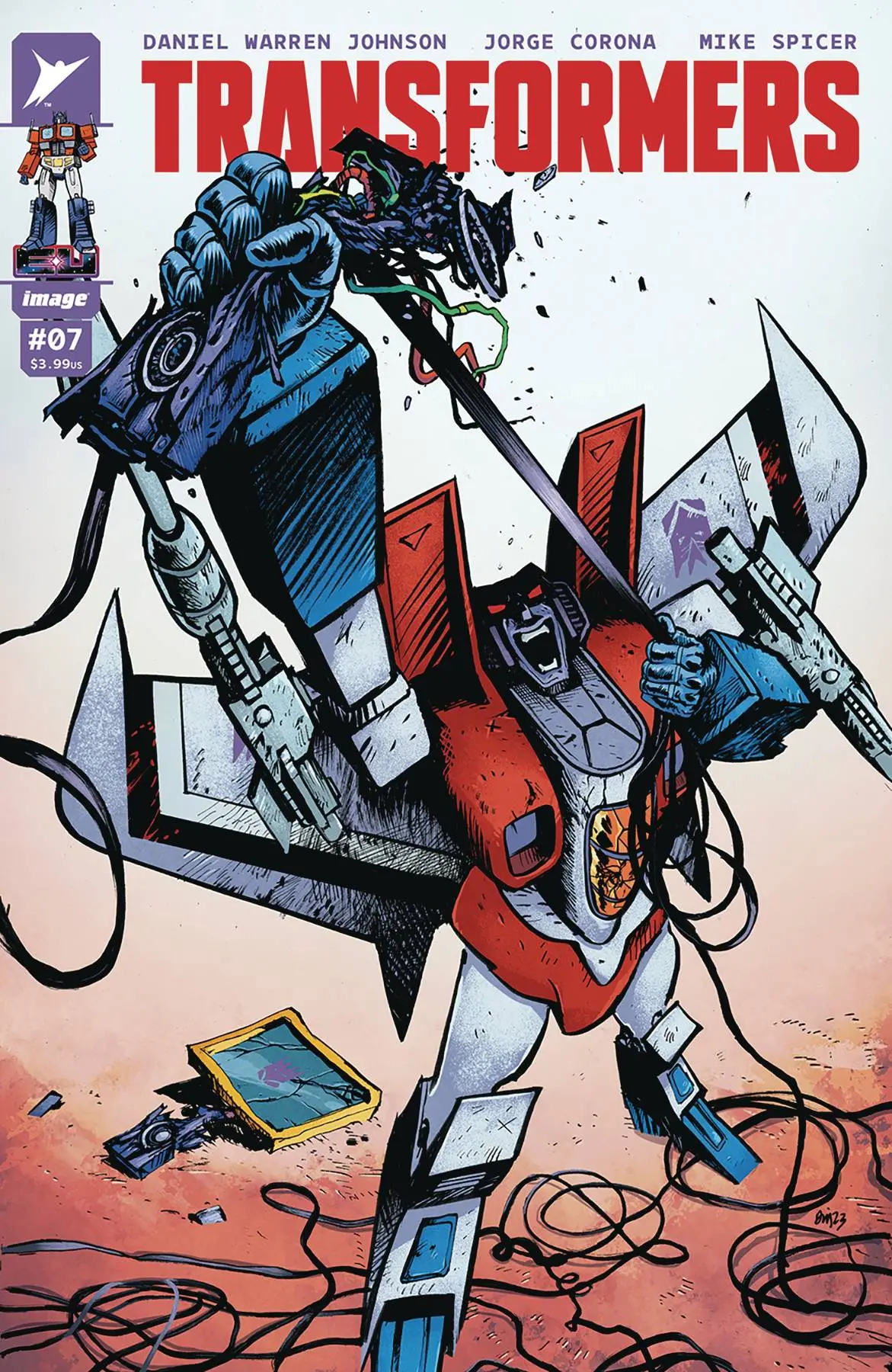 Transformers #7 Cvr A Johnson 1