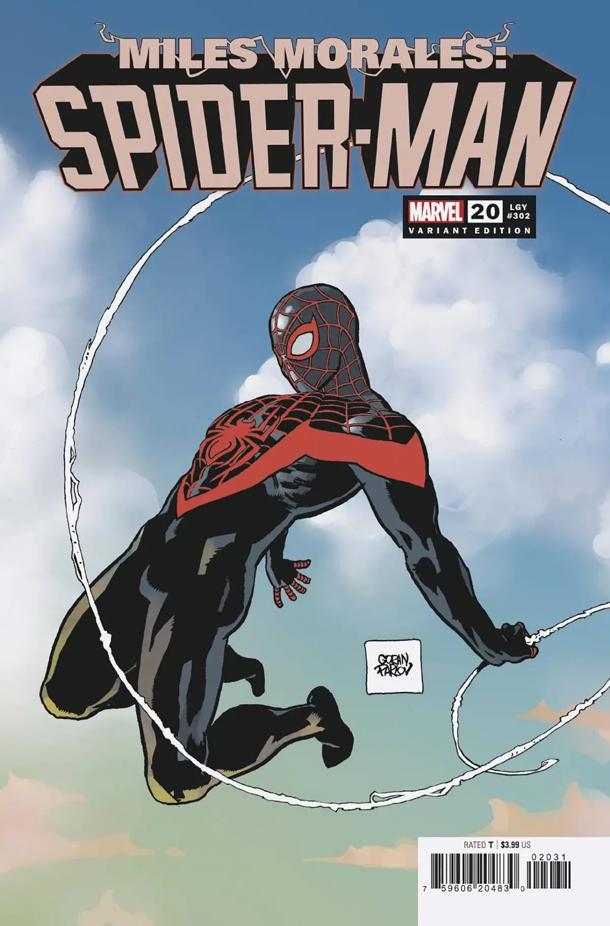 Miles Morales Spider-Man #20 Goran Parlov Var 1