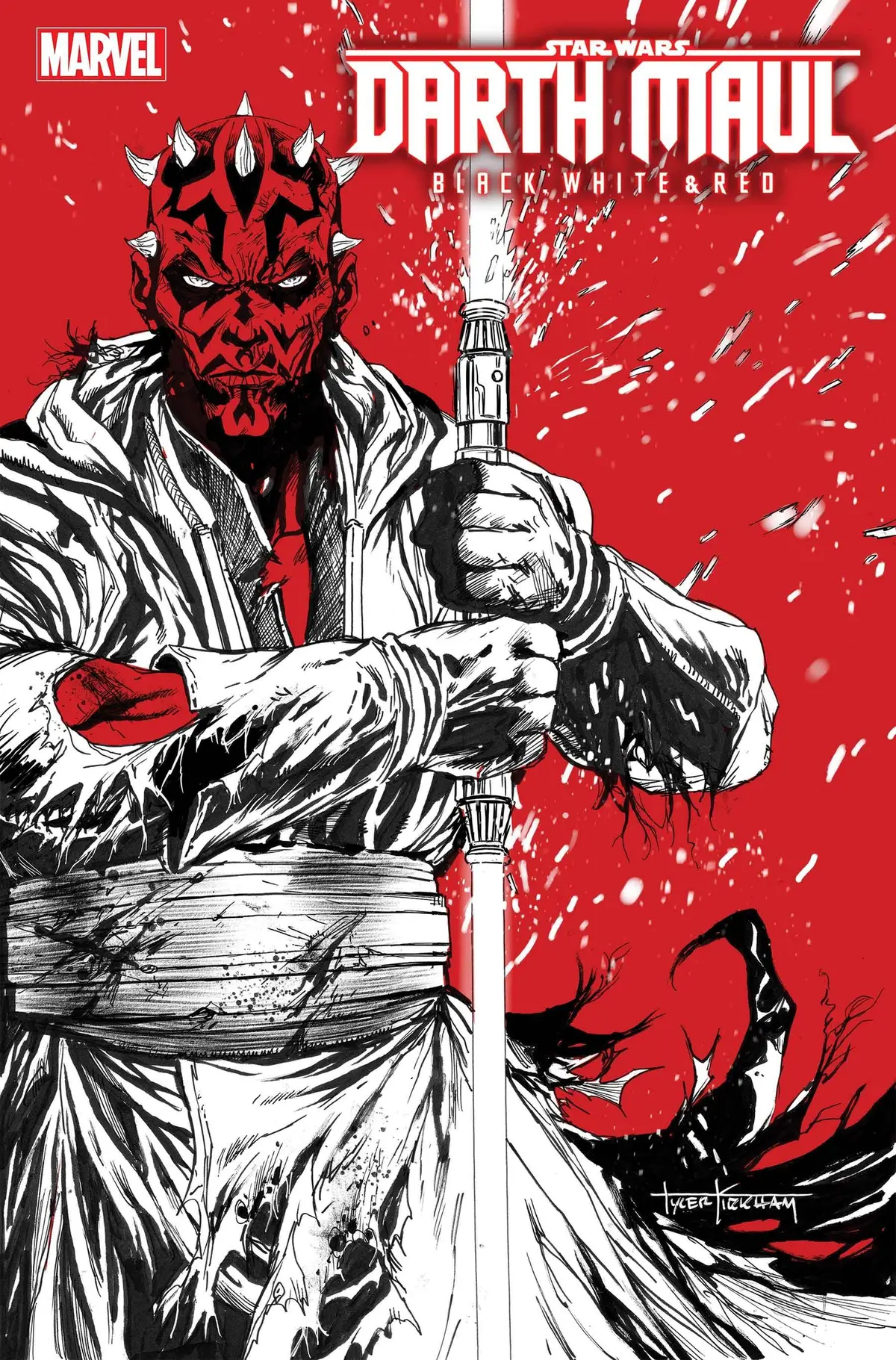 Star Wars Darth Maul Black White Red #2 1