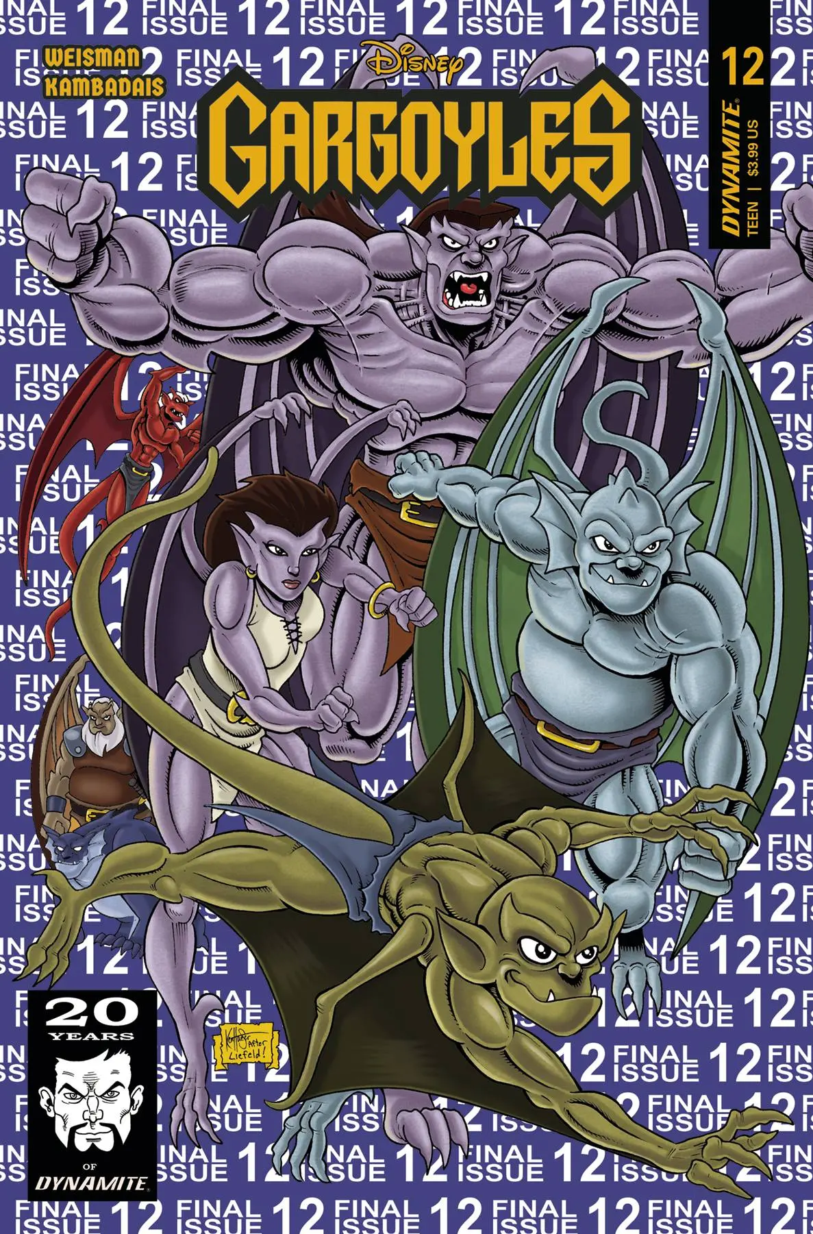 Gargoyles #12 Cvr P Foc Haeser 1