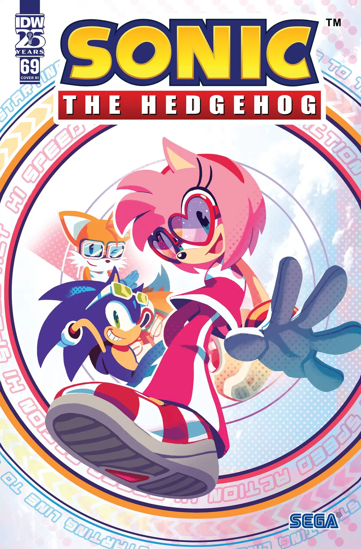 Sonic The Hedgehog #69 Cvr C 10 Fourdraine 1