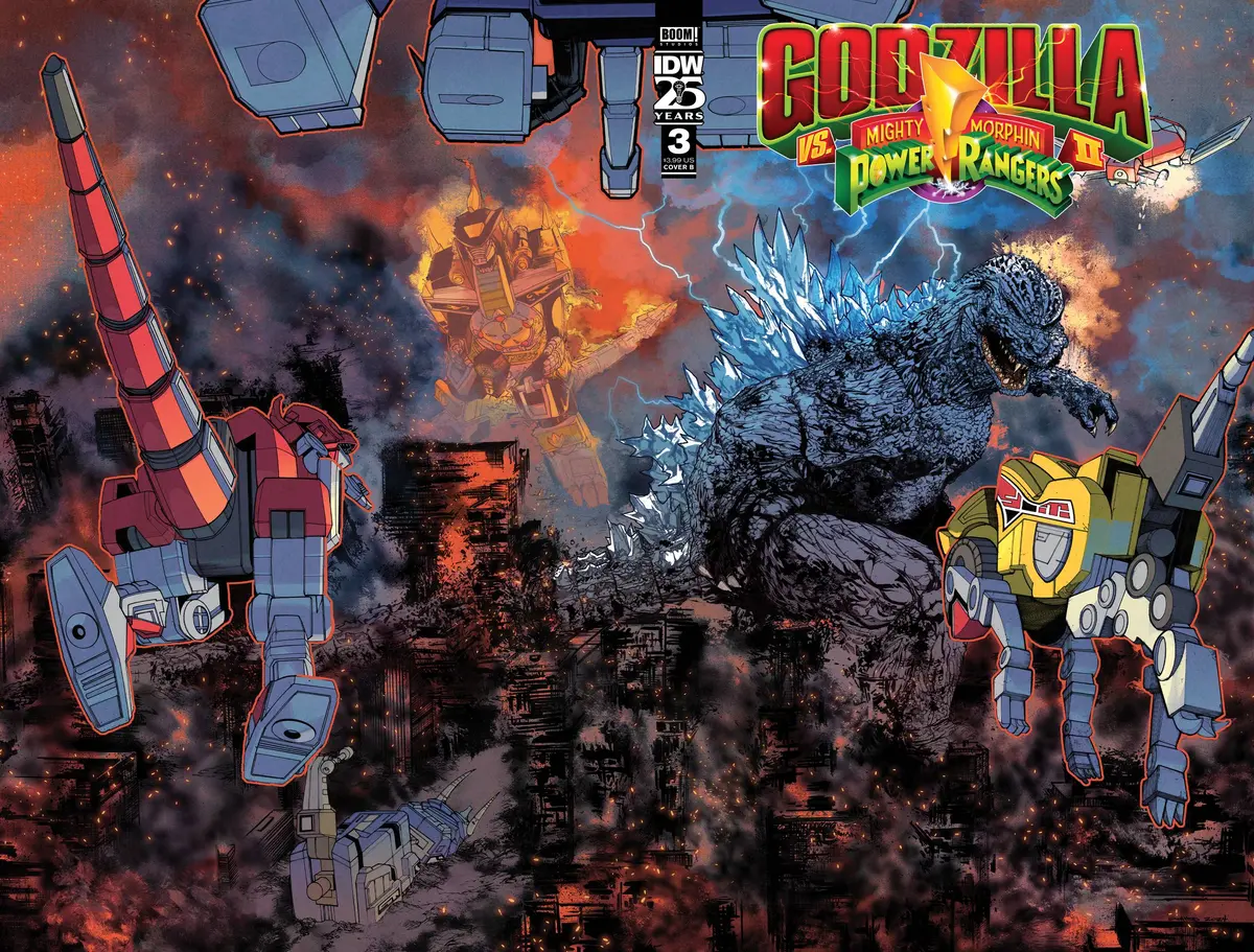Godzilla Vs Mmpr Ii #3 Cvr B Sanchez 1