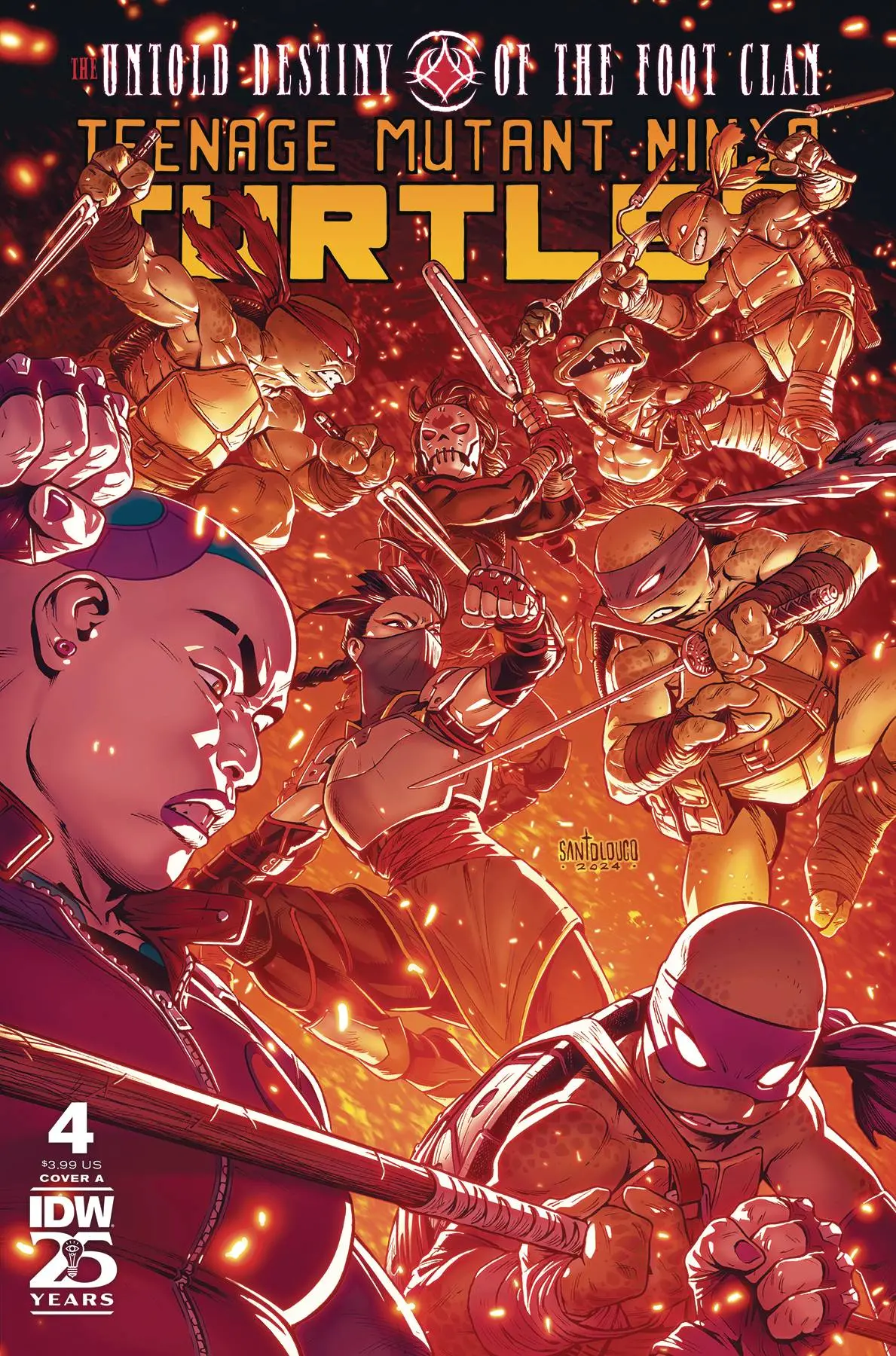Tmnt Untold Destiny Of Foot Clan #4 Cvr A Santolouco 1