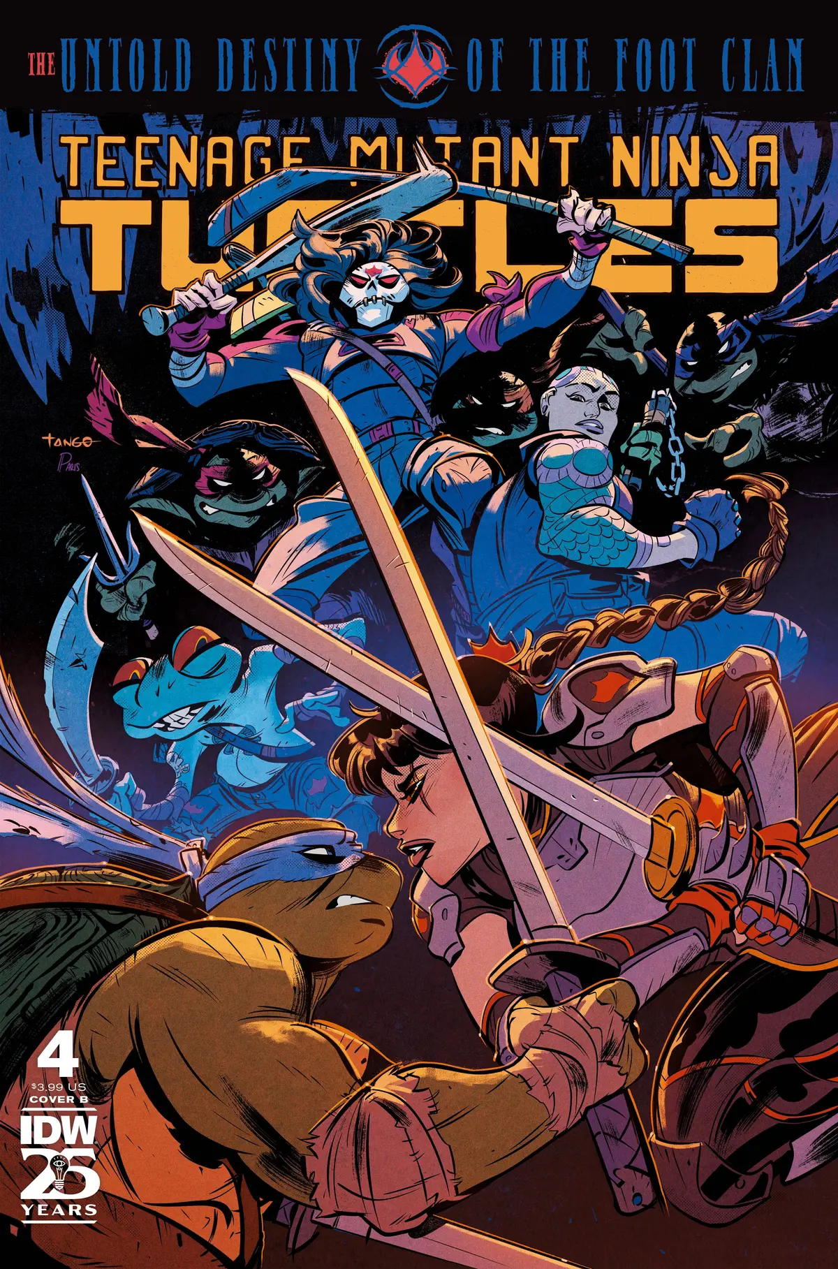 Tmnt Untold Destiny Of Foot Clan #4 Cvr B Tango 1