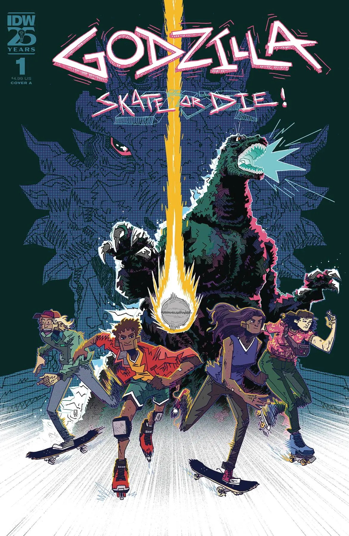 Godzilla Skate Or Die #1 Cvr A Joyce 1