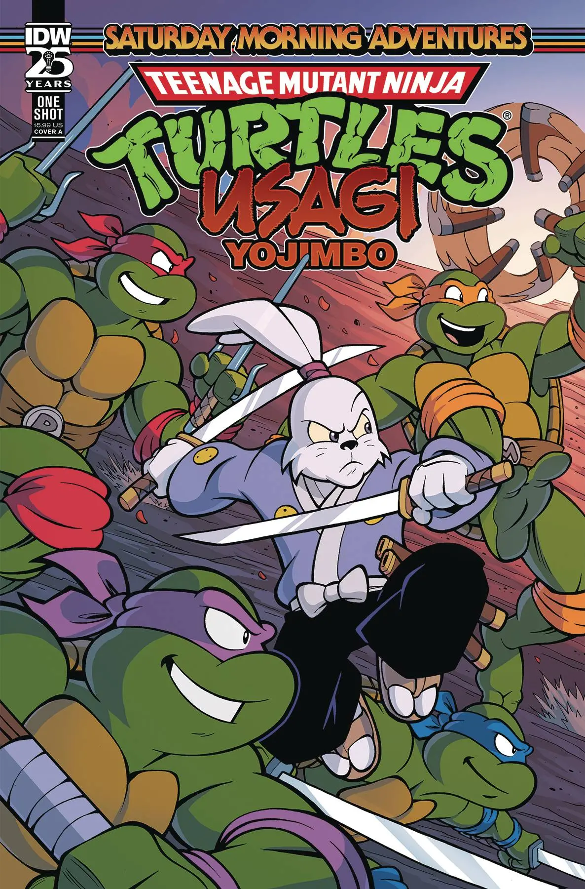 Tmnt Usagi Yojimbo Saturday Morning Adv #1 Cvr A Lawrence 1