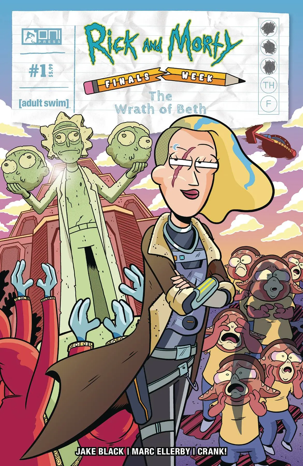 Rick And Morty Finals Week Wrath Of Beth Cvr A Ellerby (Mr) 1