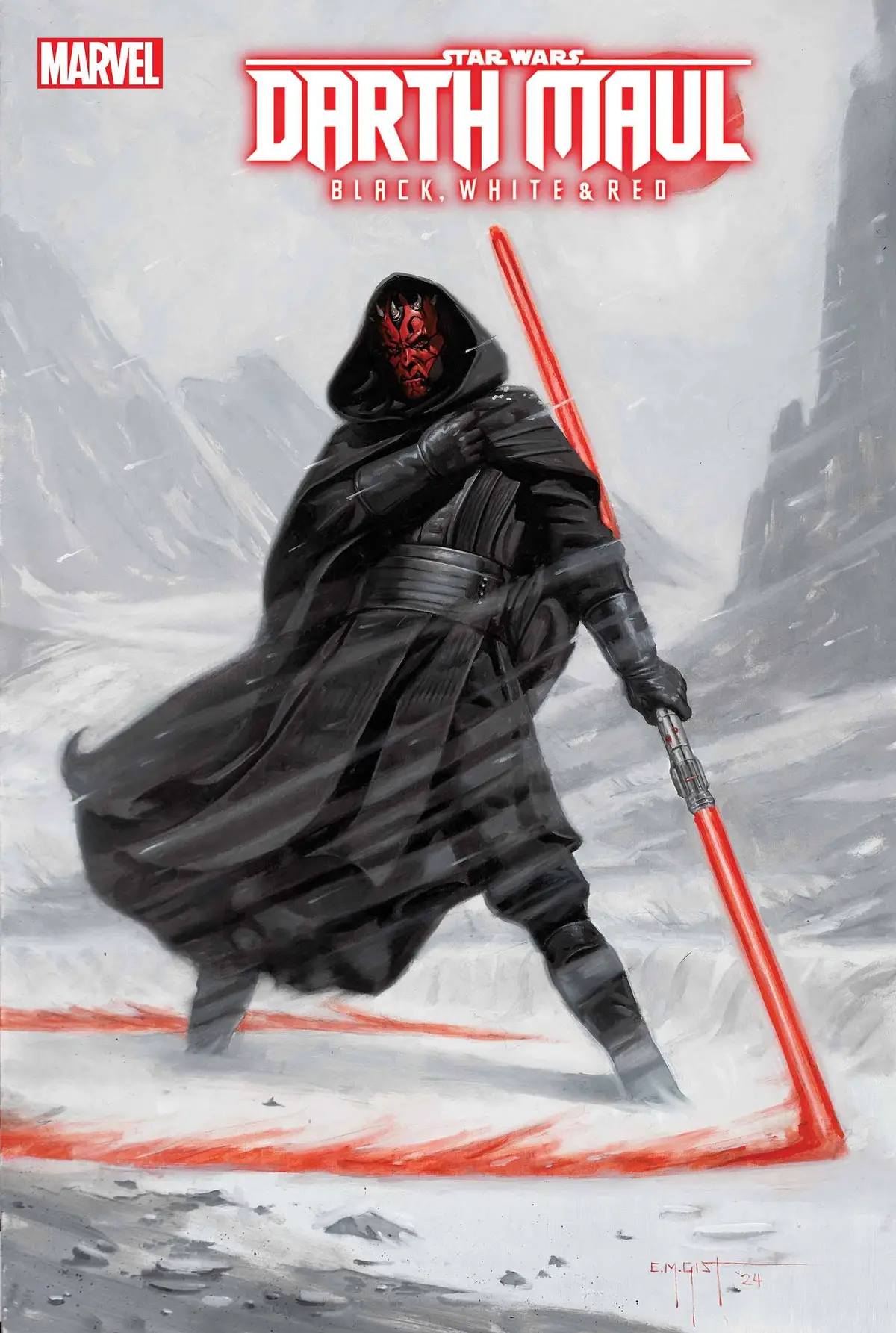 Star Wars Darth Maul Bw Red #4 1
