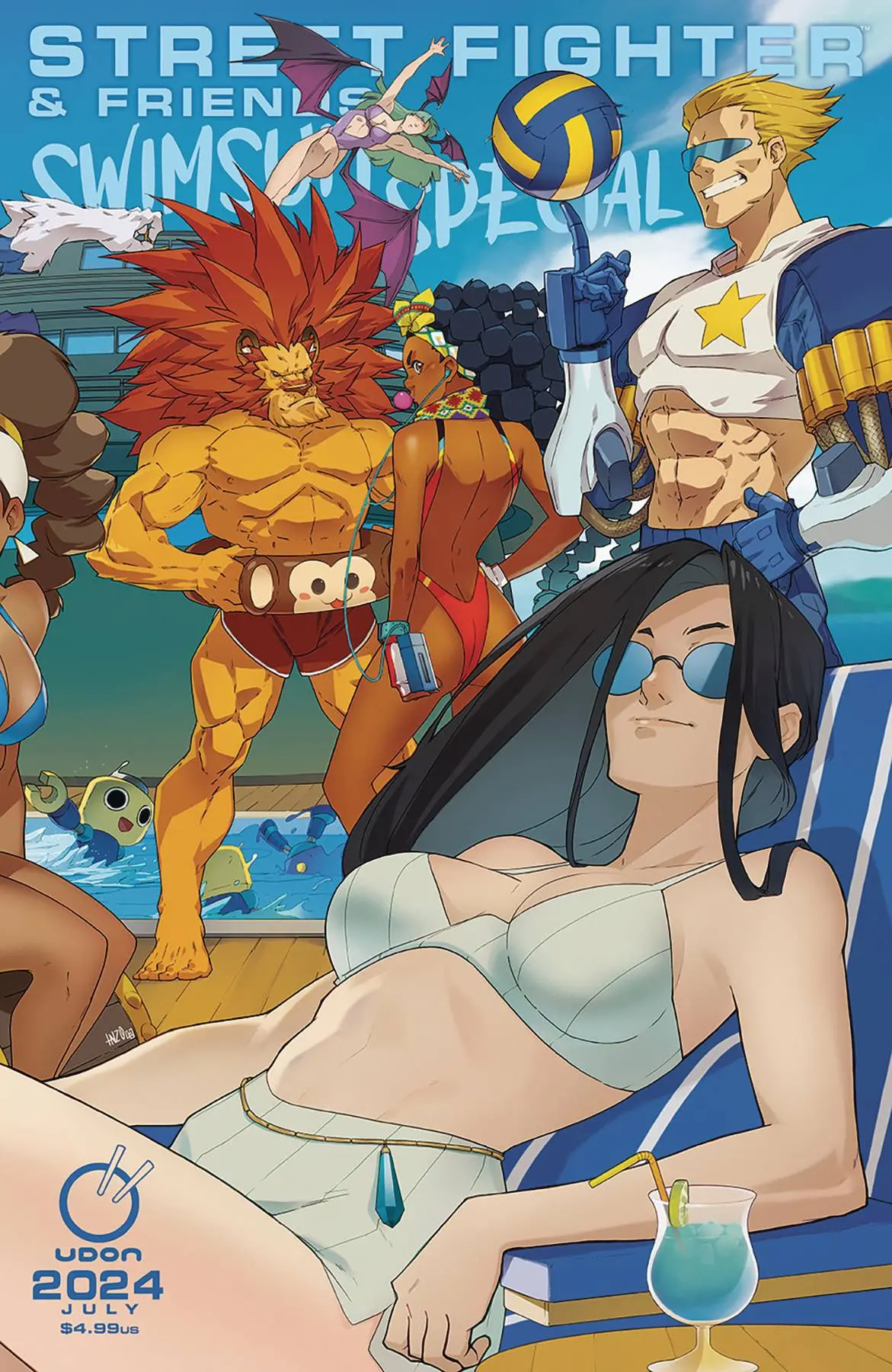 2024 Street Fighter & Friends Swimsuit Sp #1 Cvr D 5 Copy In 1