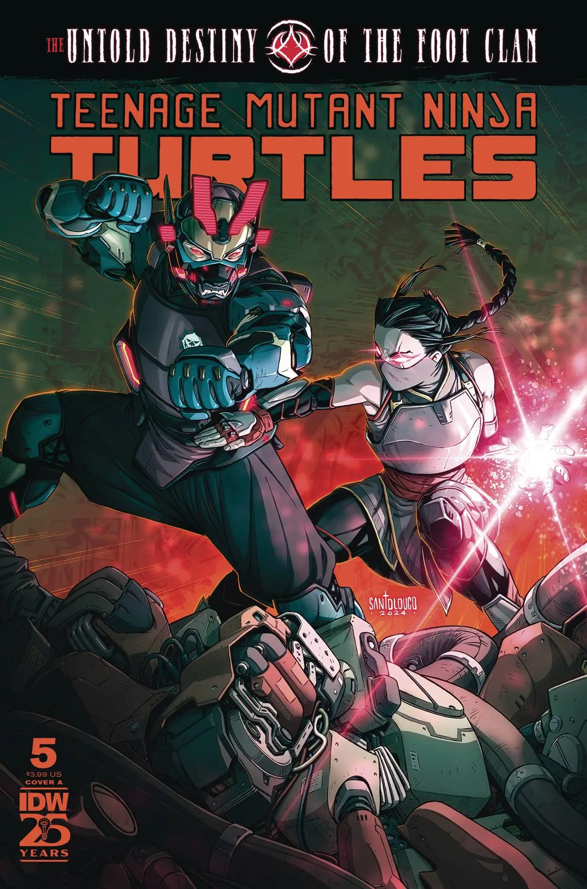 Tmnt Untold Destiny Of Foot Clan #5 Cvr A Santolouco 1