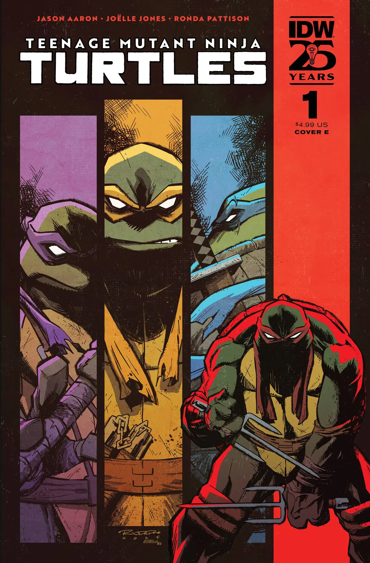 Teenage Mutant Ninja Turtles 2024 #1 Cvr E Randolph 1
