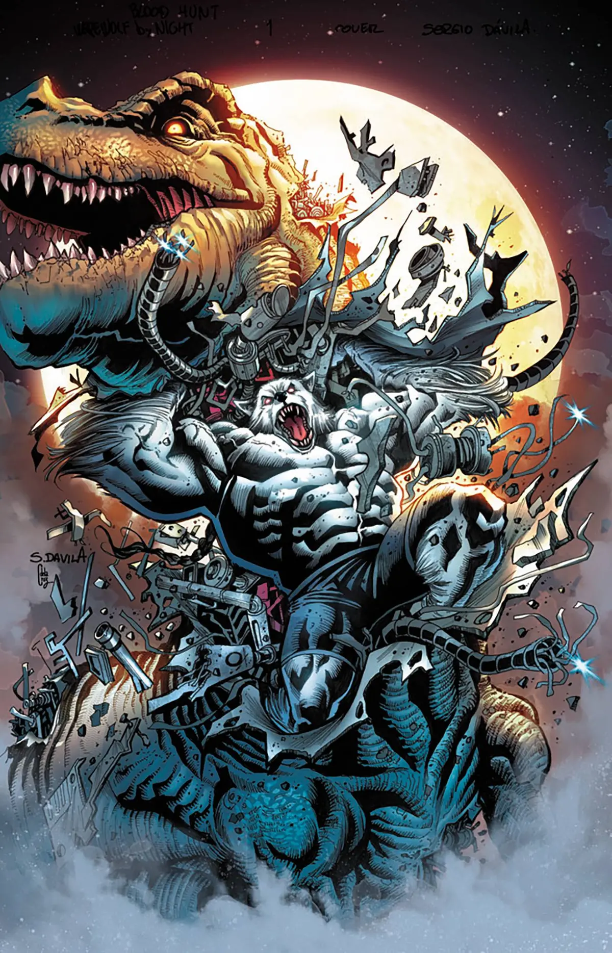 Werewolf By Night Blood Hunt #1 Sergio Davila Variant 1