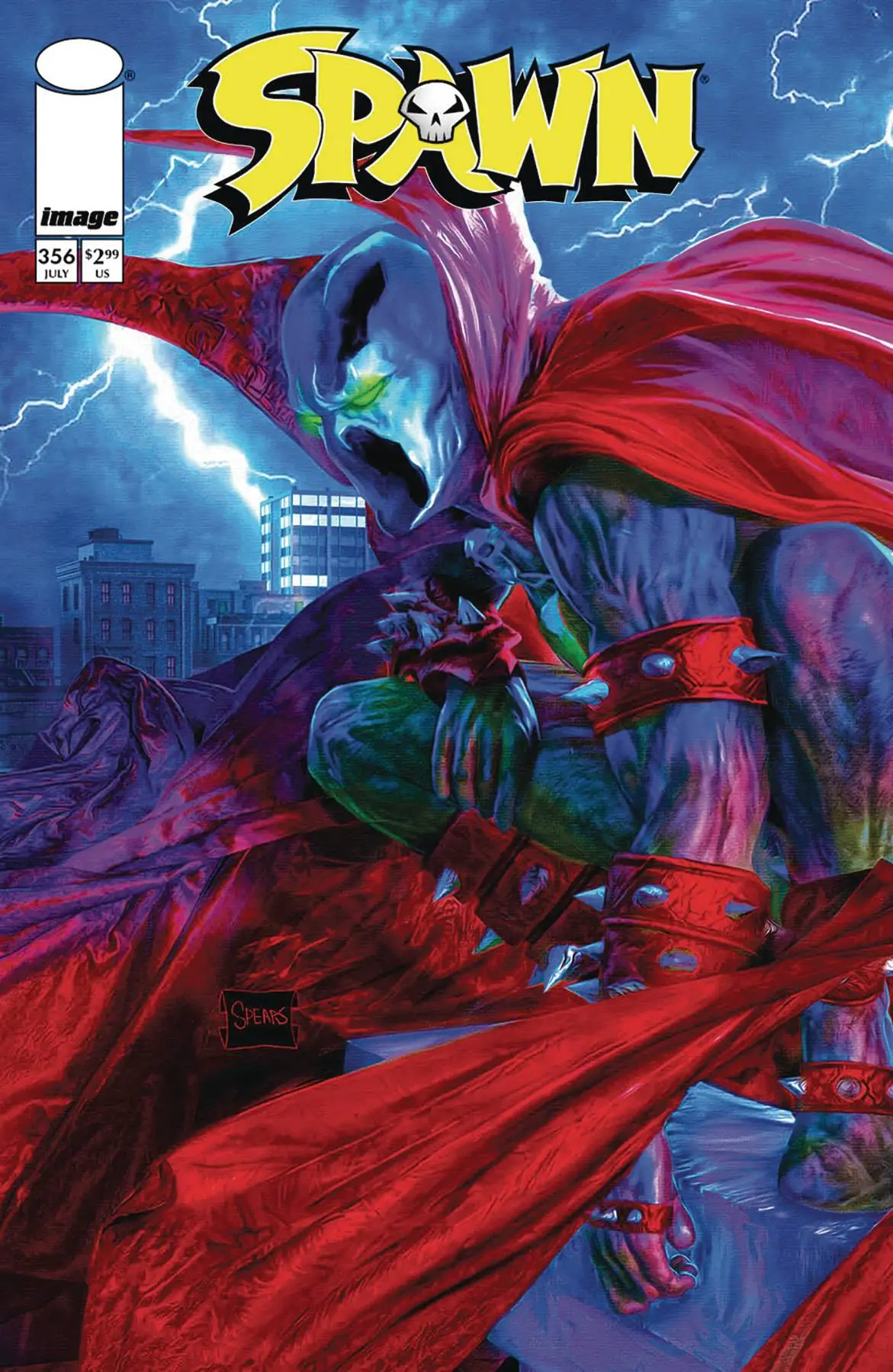 Spawn #356 Cvr A Spears 1