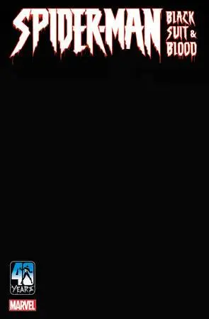 Spider-Man Black Suit And Blood #1 (Of 4) Black Blank Var 1
