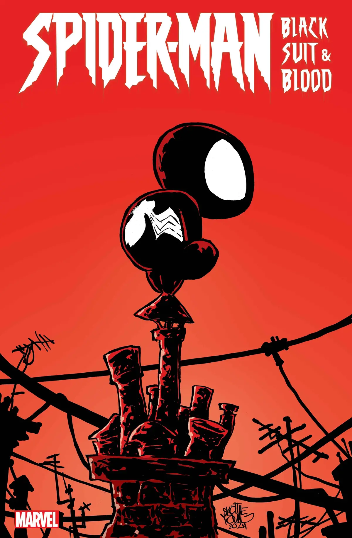 Spider-Man Black Suit And Blood #1 (Of 4) Skottie Young Var 1