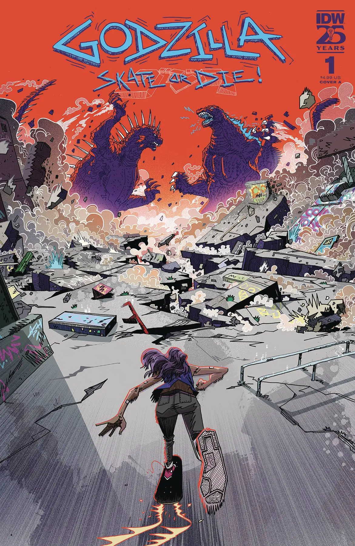 Godzilla Skate Or Die #3 Cvr A Joyce 1
