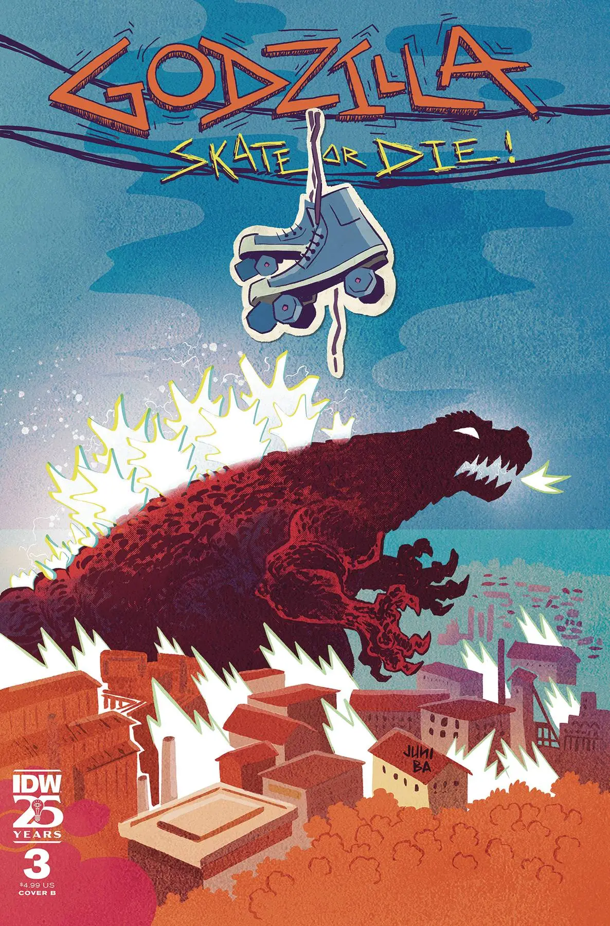 Godzilla Skate Or Die #3 Cvr B Ba 1