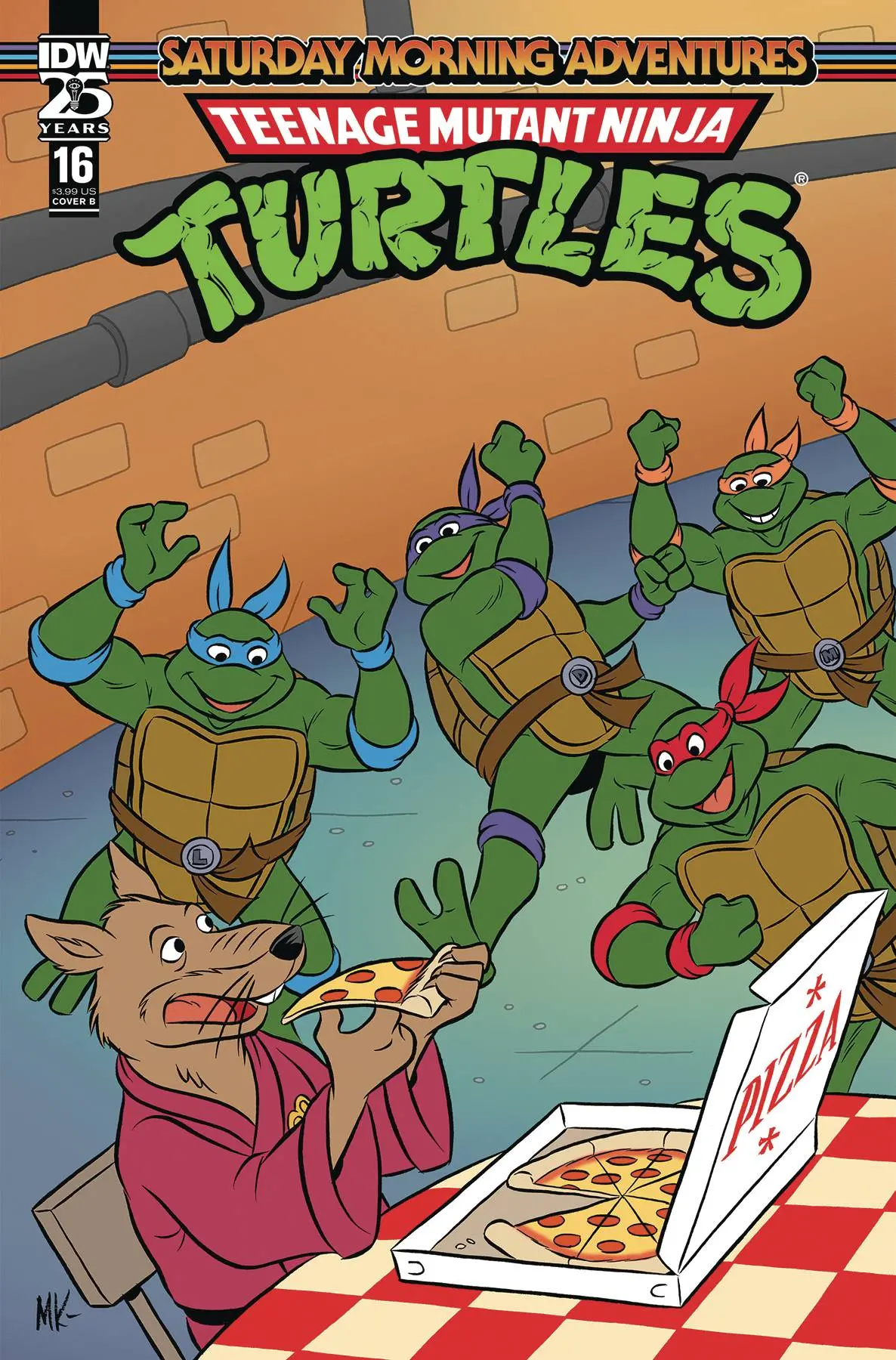 Tmnt Saturday Morning Adv 2023 #16 Cvr B Kazaleh 1