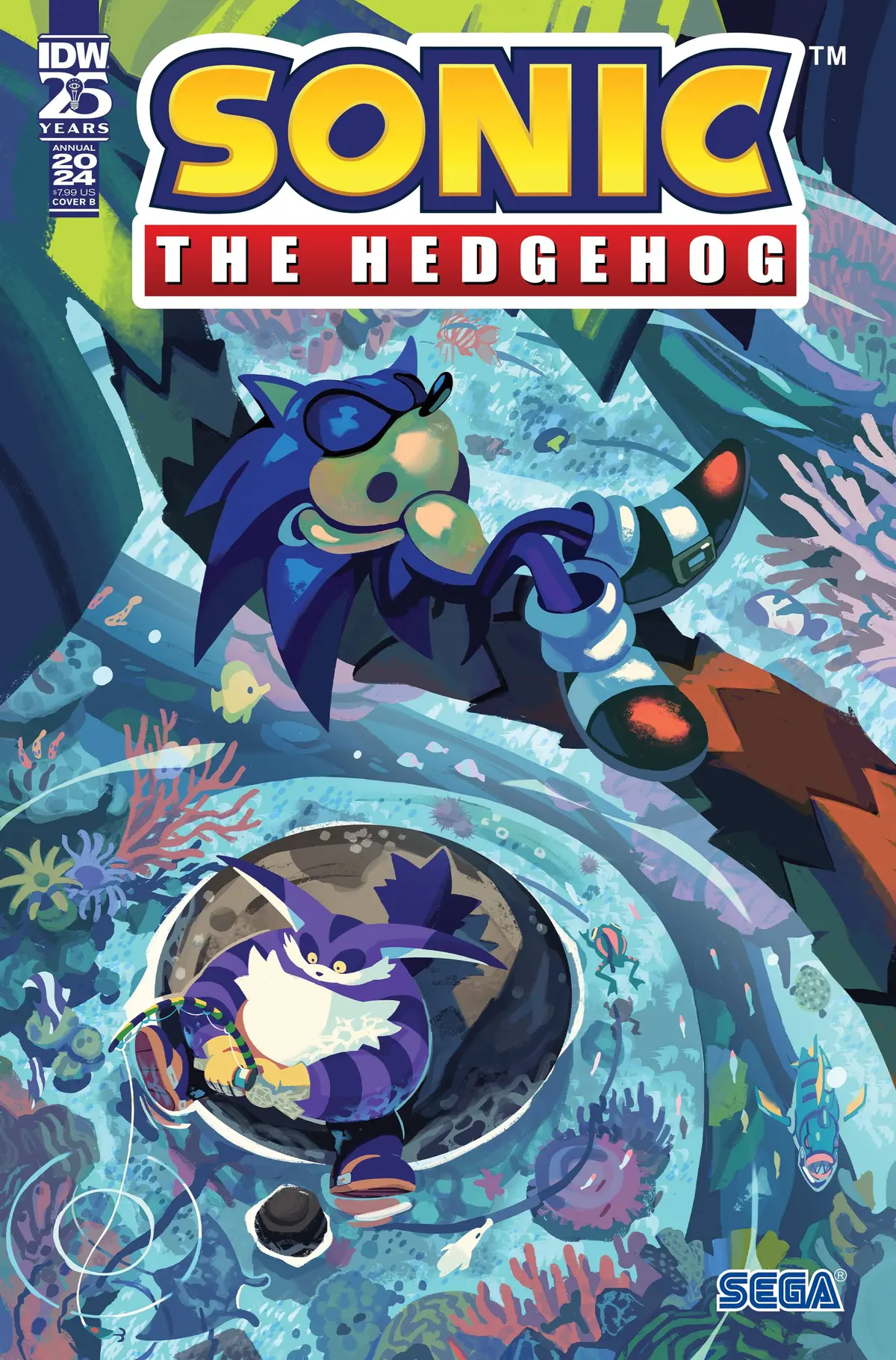 Sonic The Hedgehog Annual 2024 Oneshot Cvr B Fourdraine 1