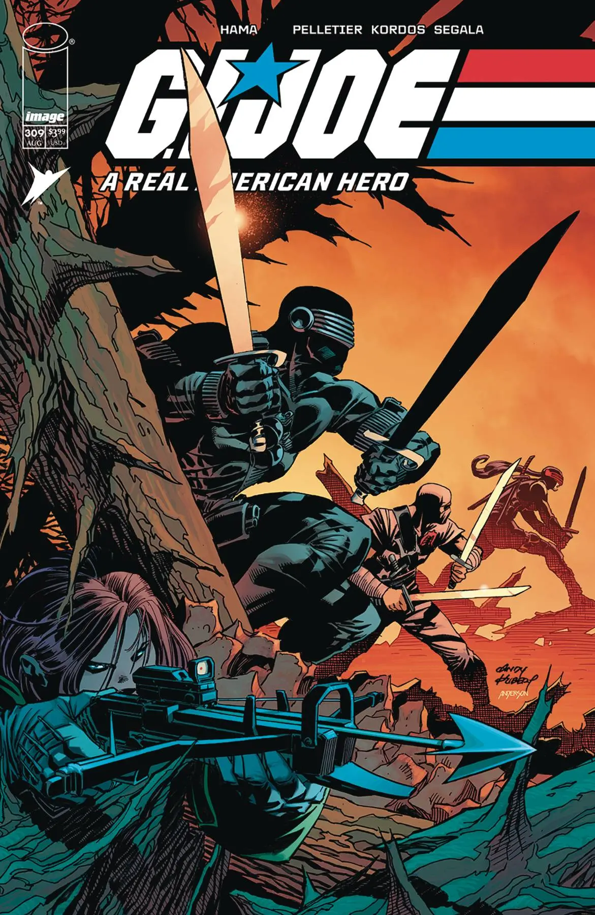 Gi Joe A Real American Hero #309 Cvr A Kubert & Anderson 1